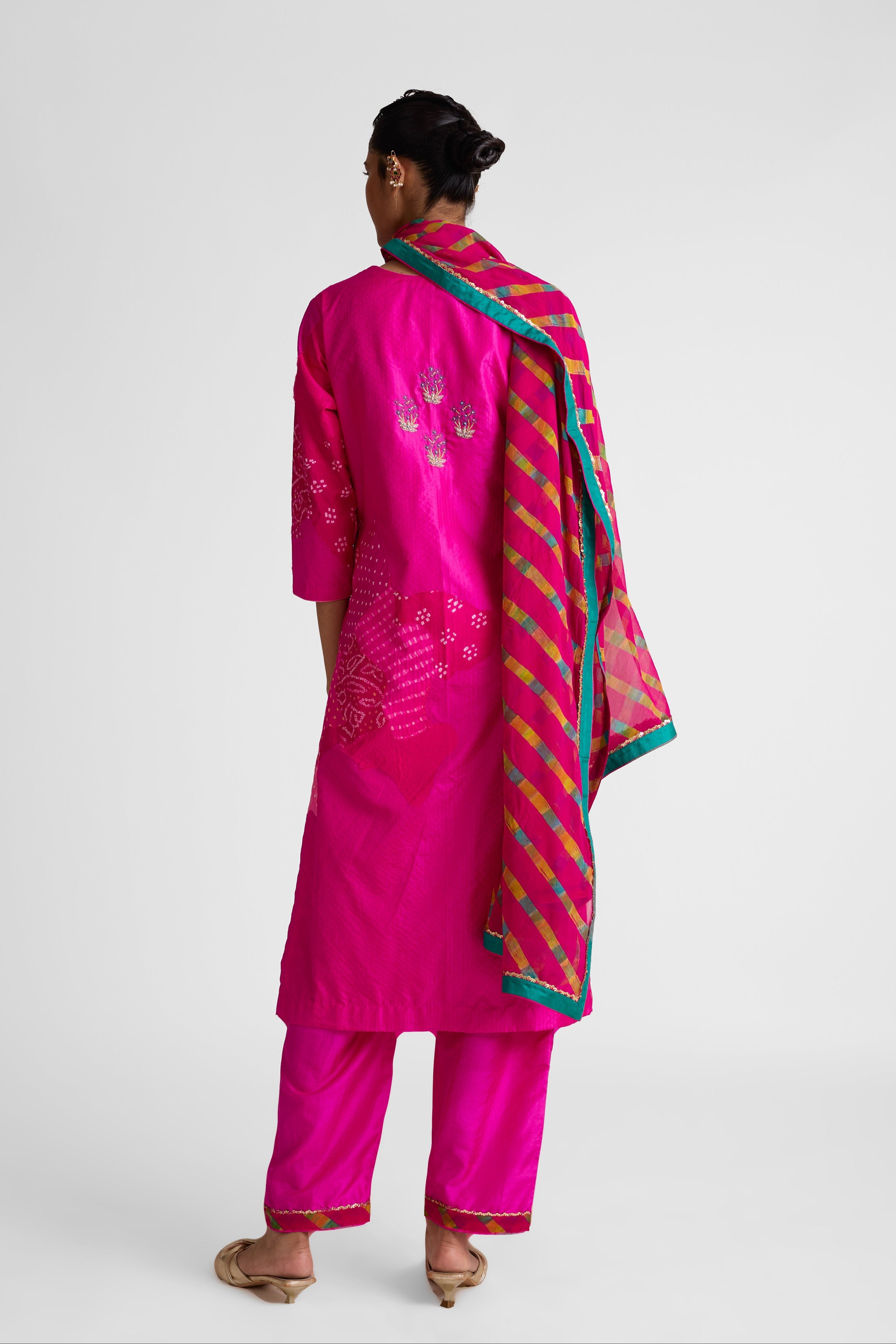 Boro Floral Suit Set - Rani