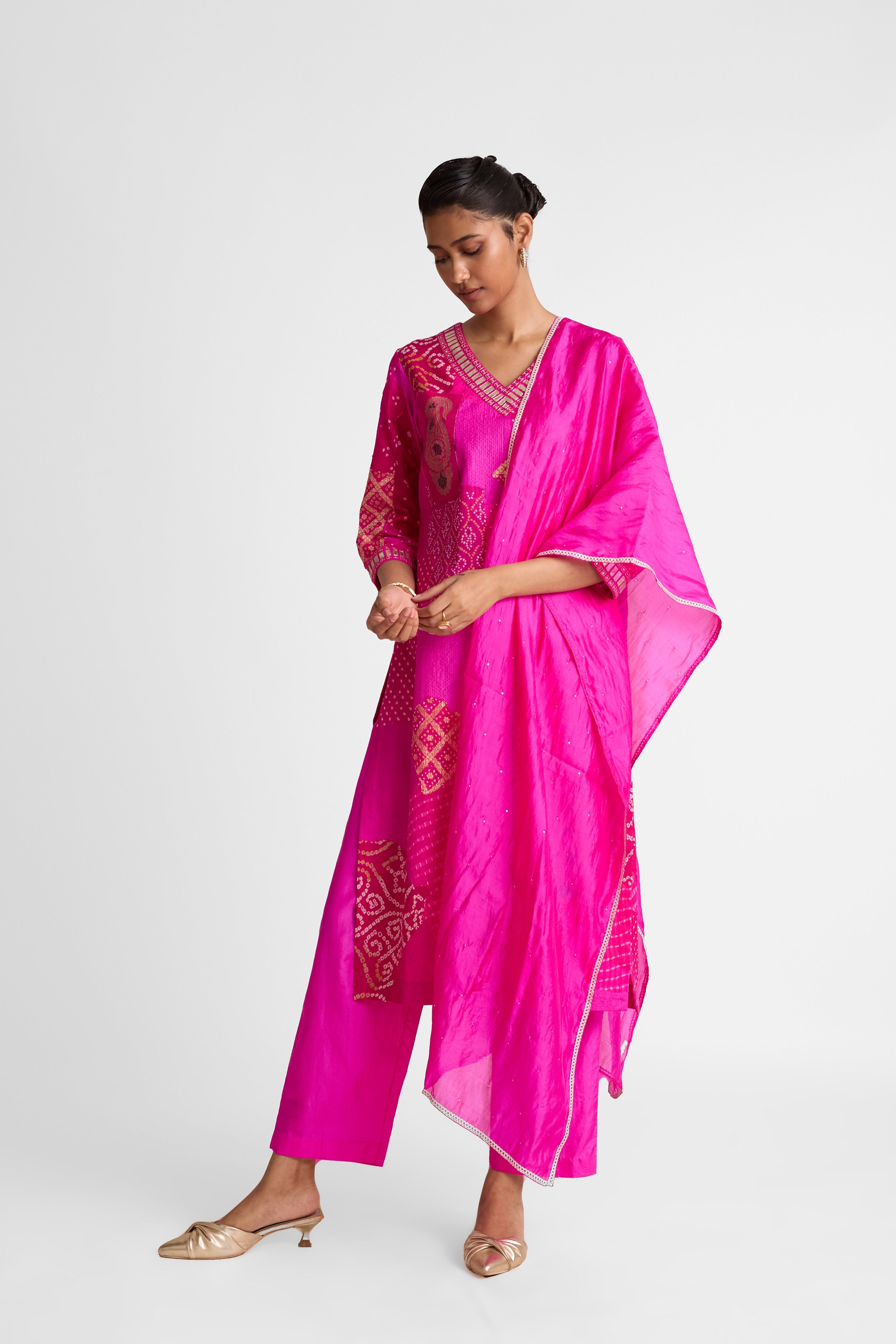 Boro Gota Suit Set - Rani