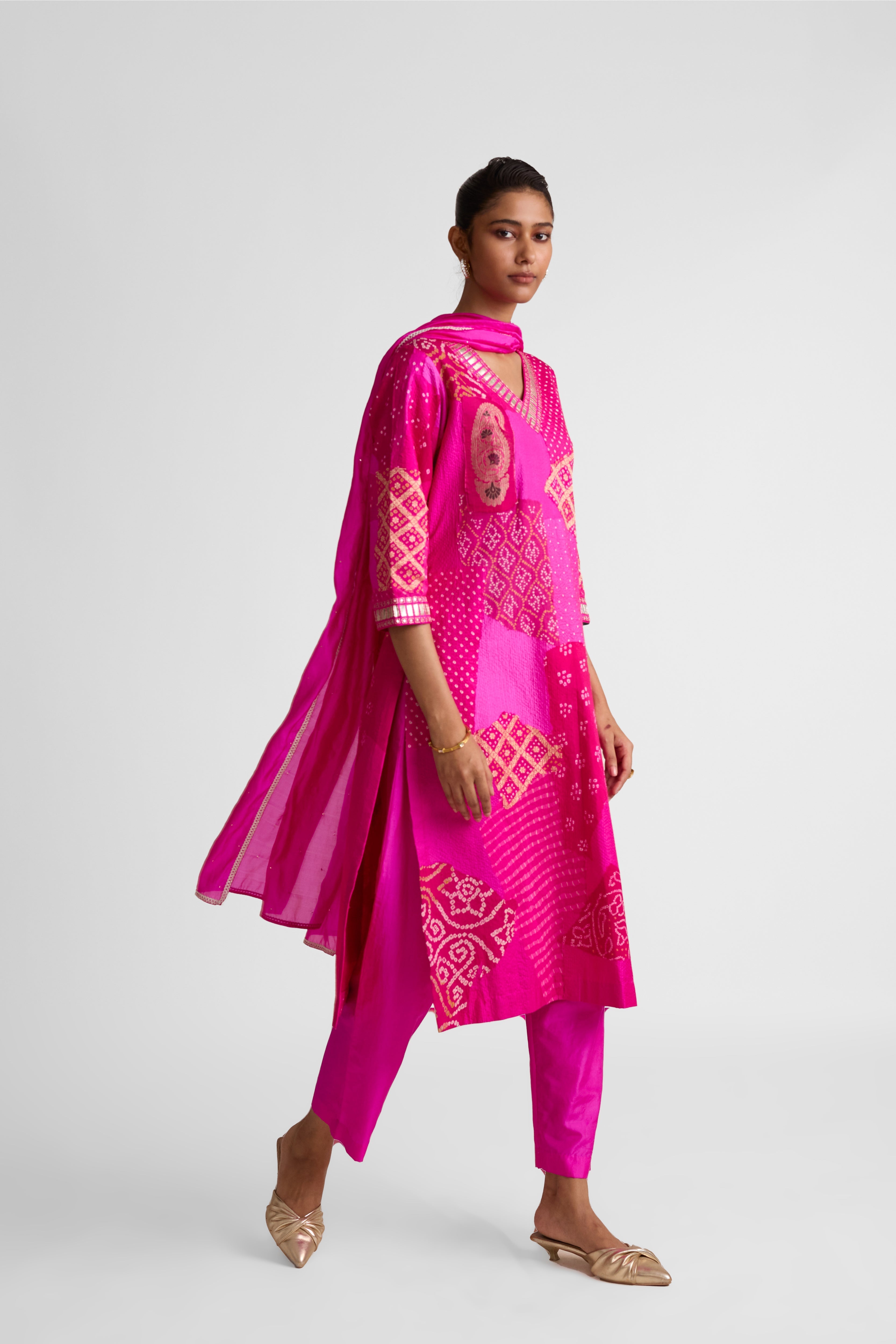 Boro Gota Suit Set - Rani