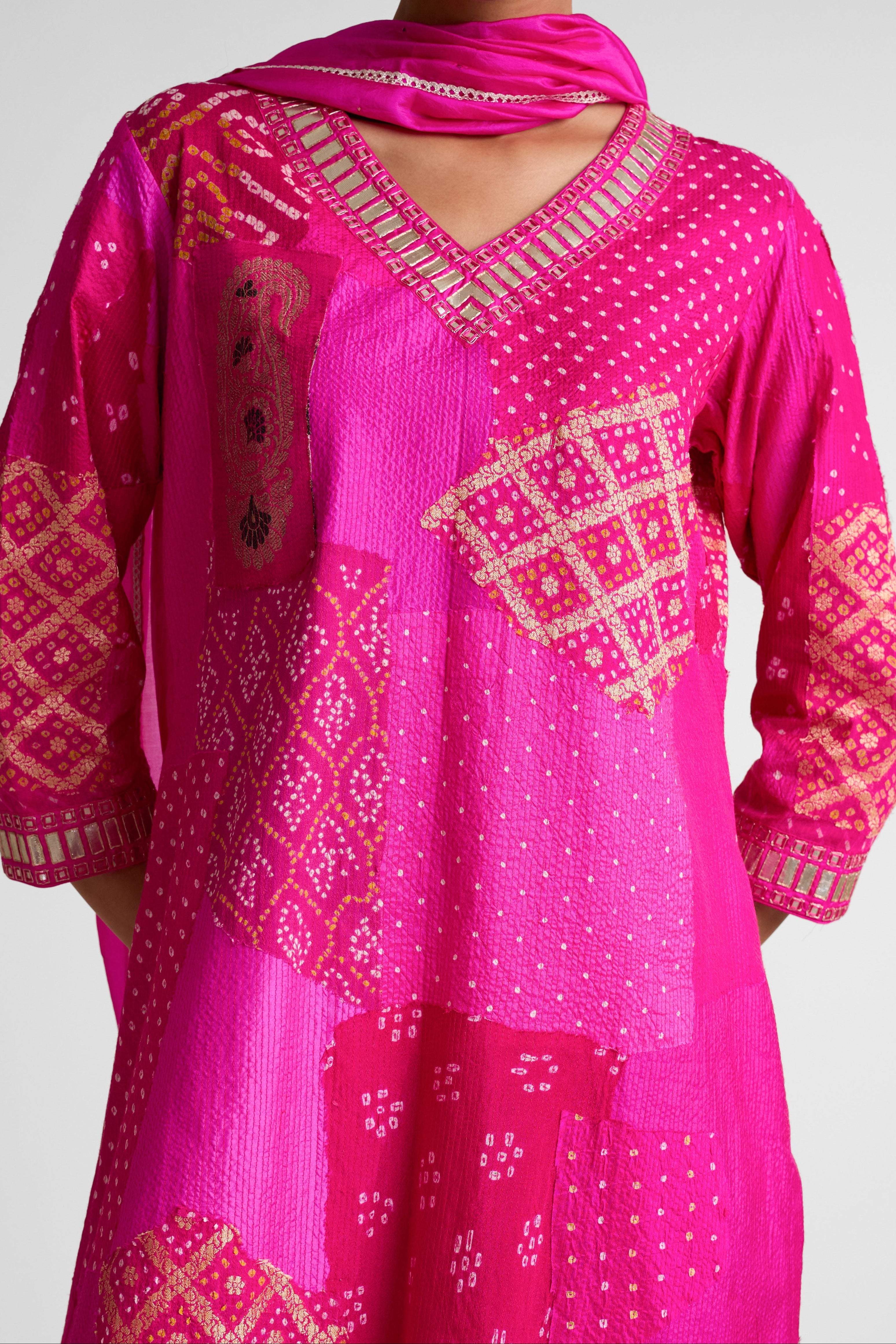 Boro Gota Suit Set - Rani