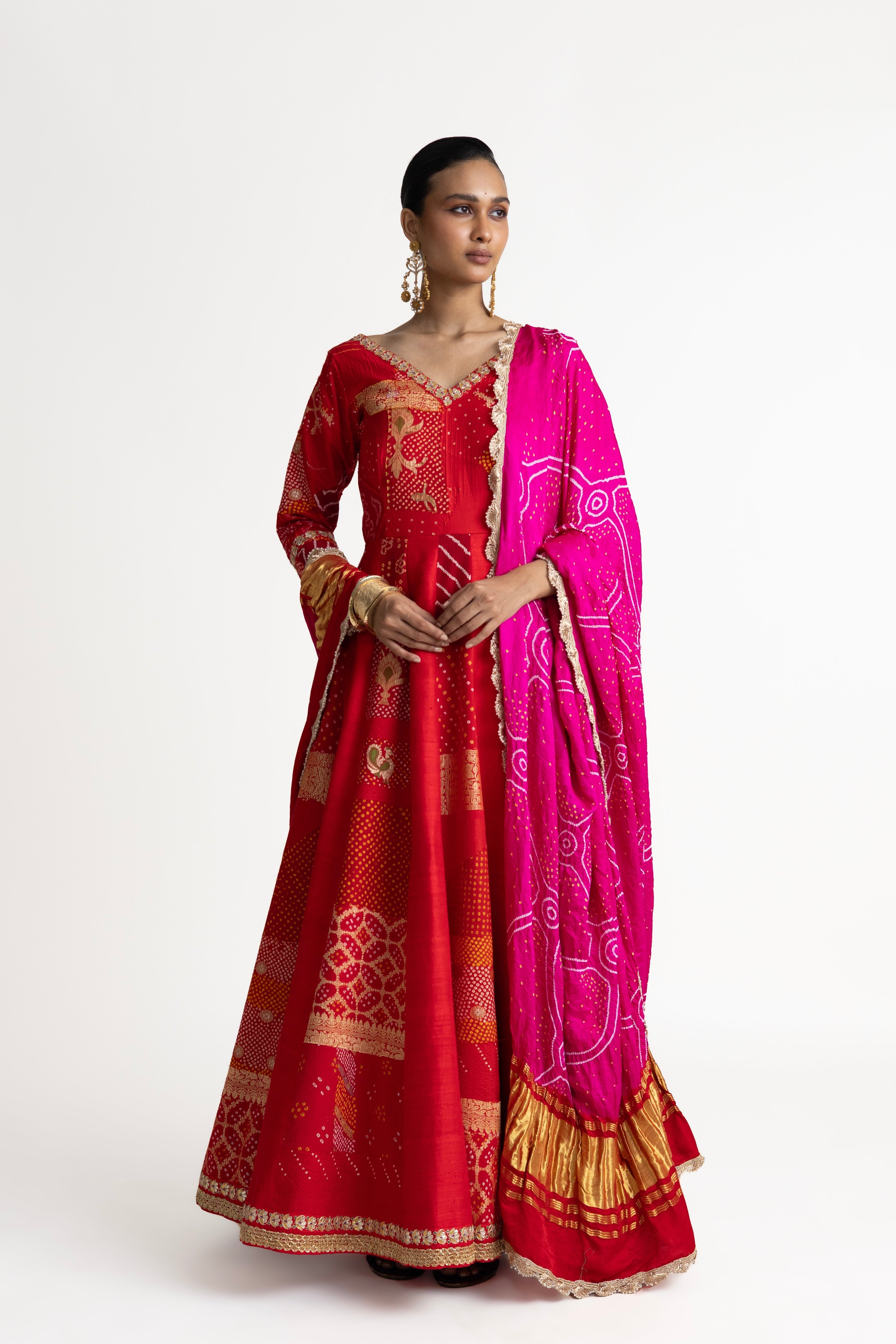 Boro Floor Length - Red