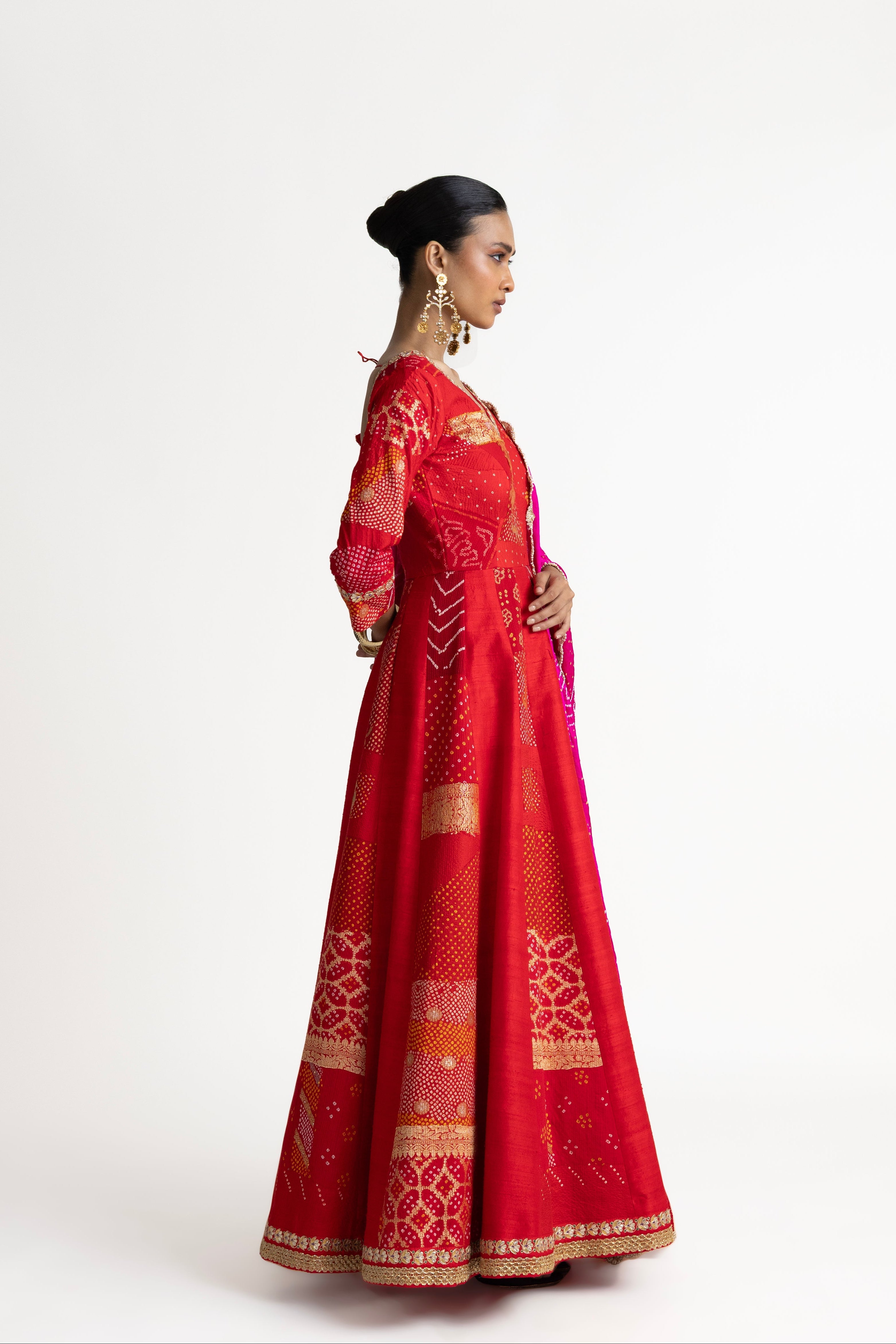 Boro Floor Length - Red