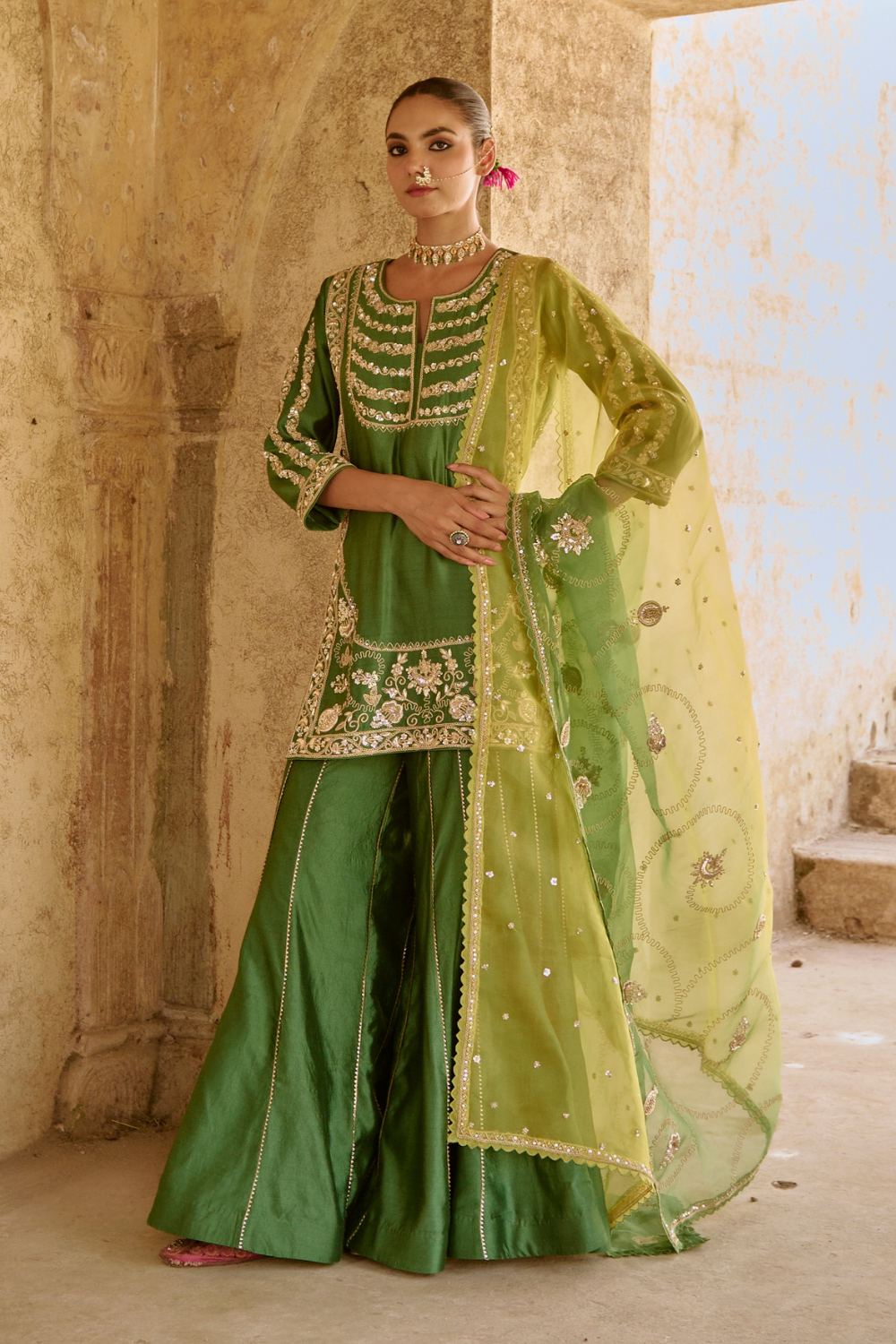 Rasika Gharara Set