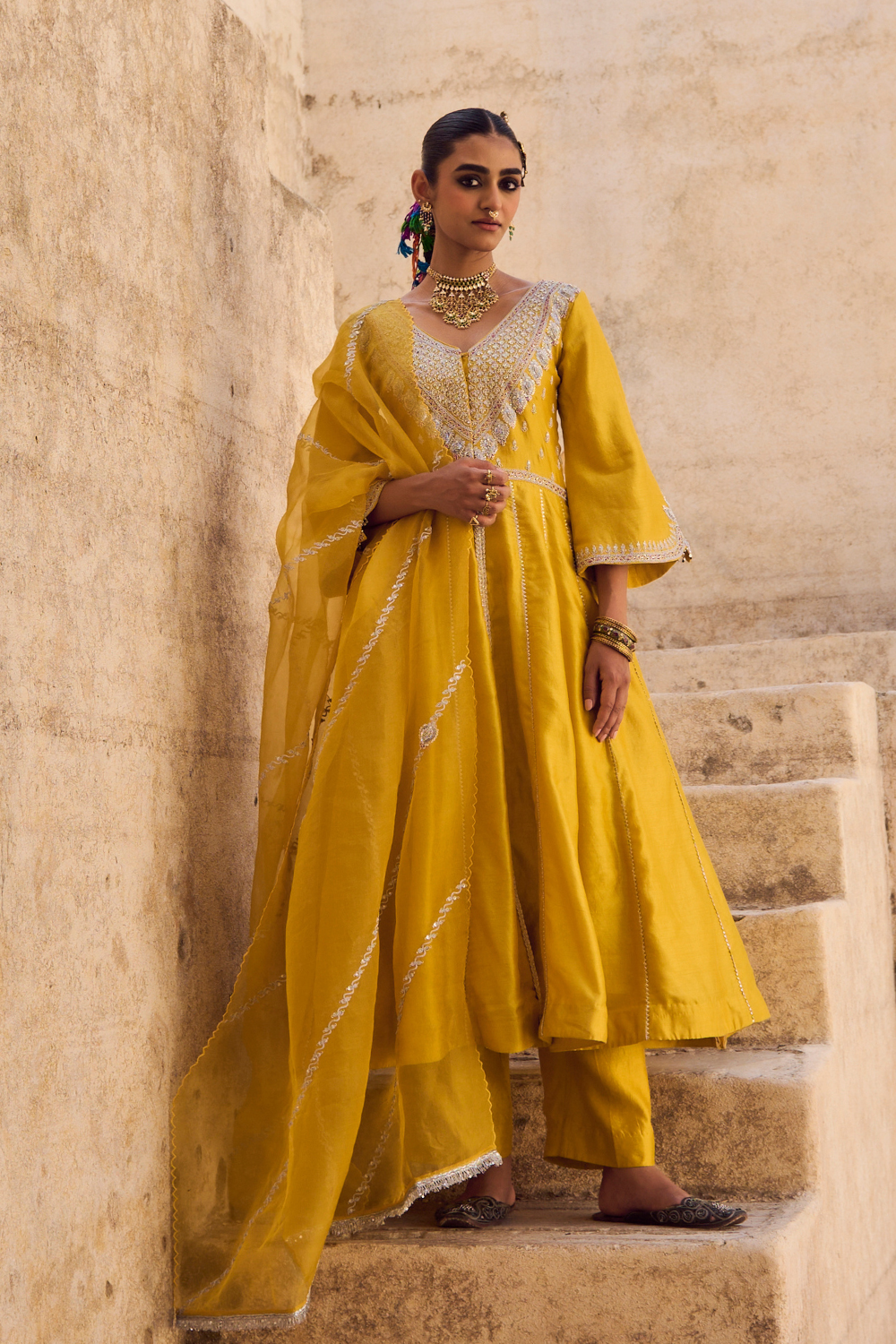 Noorani Anarkali Set