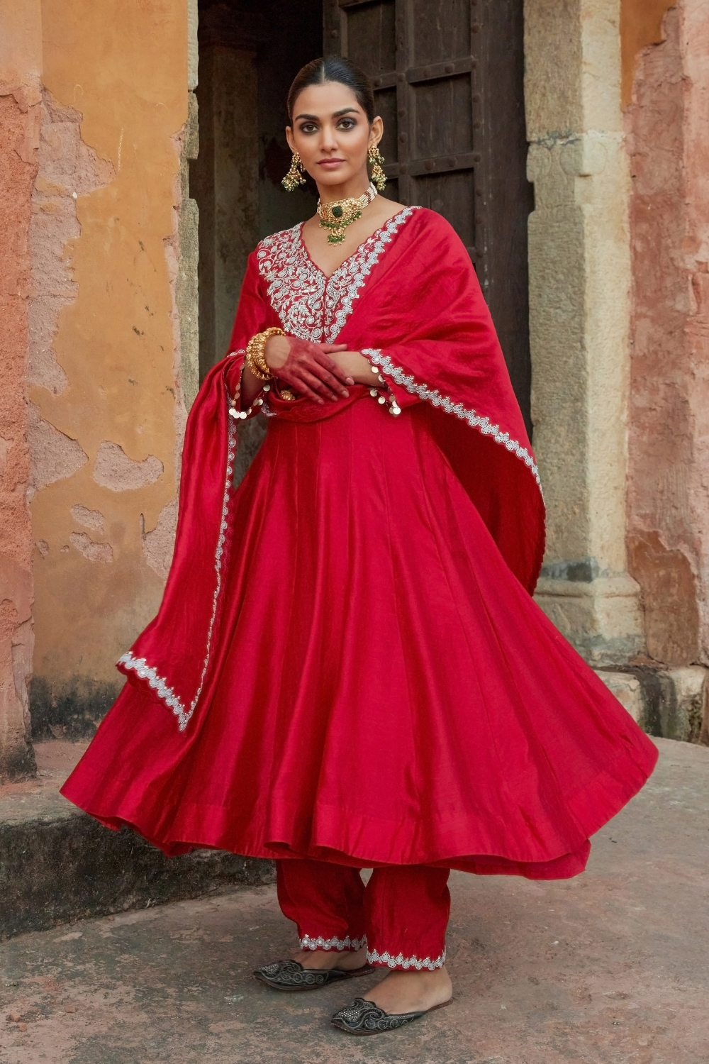Mehraz Red Suit Set