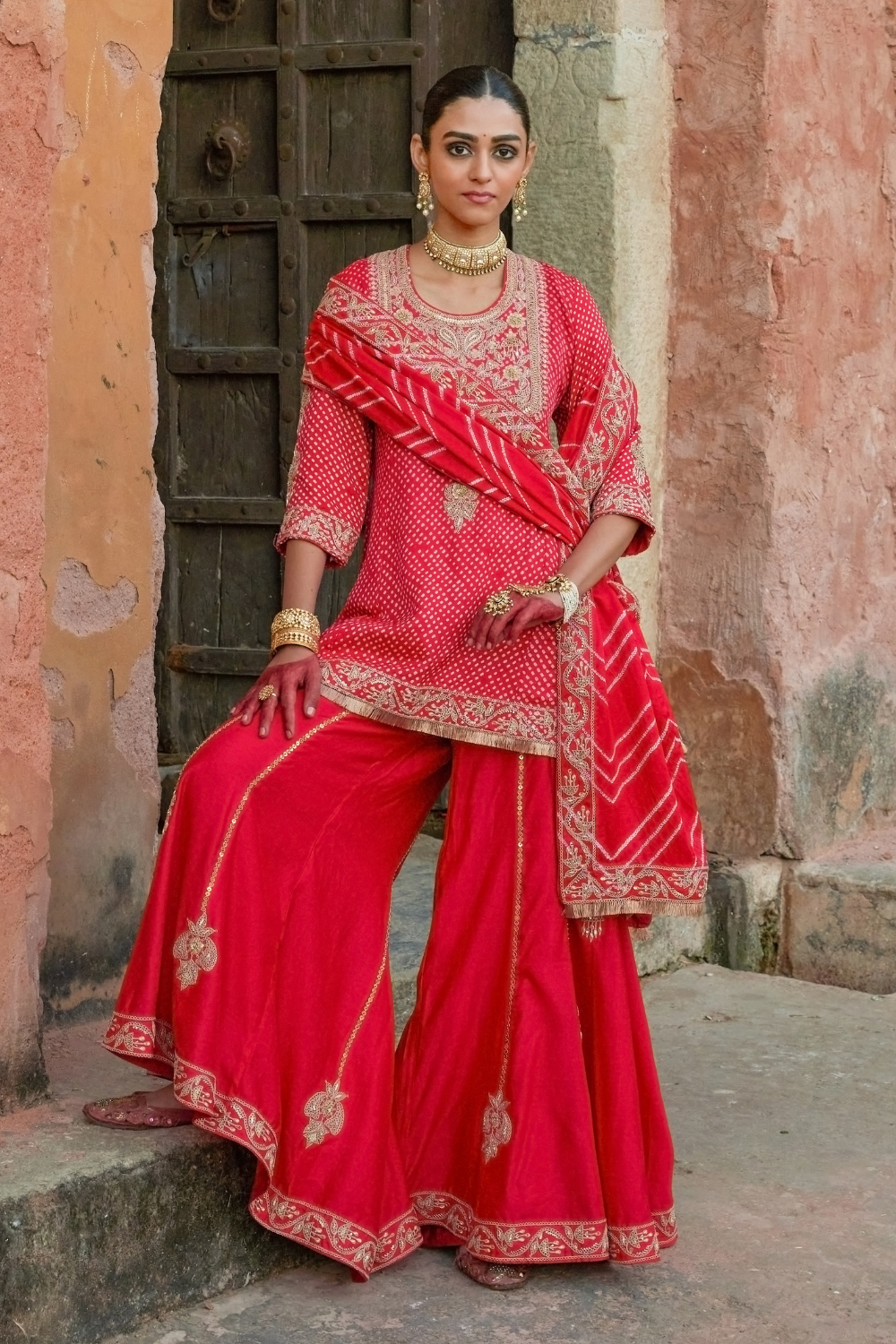 Damini Gharara set