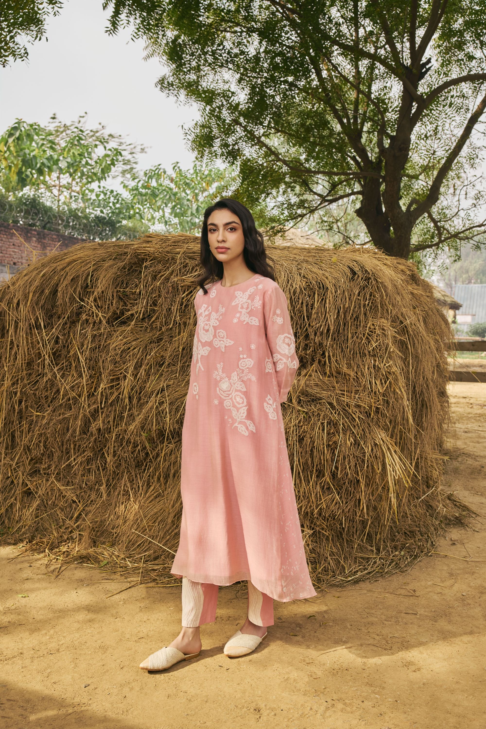 Tulip Floral Applique Co-ord Set