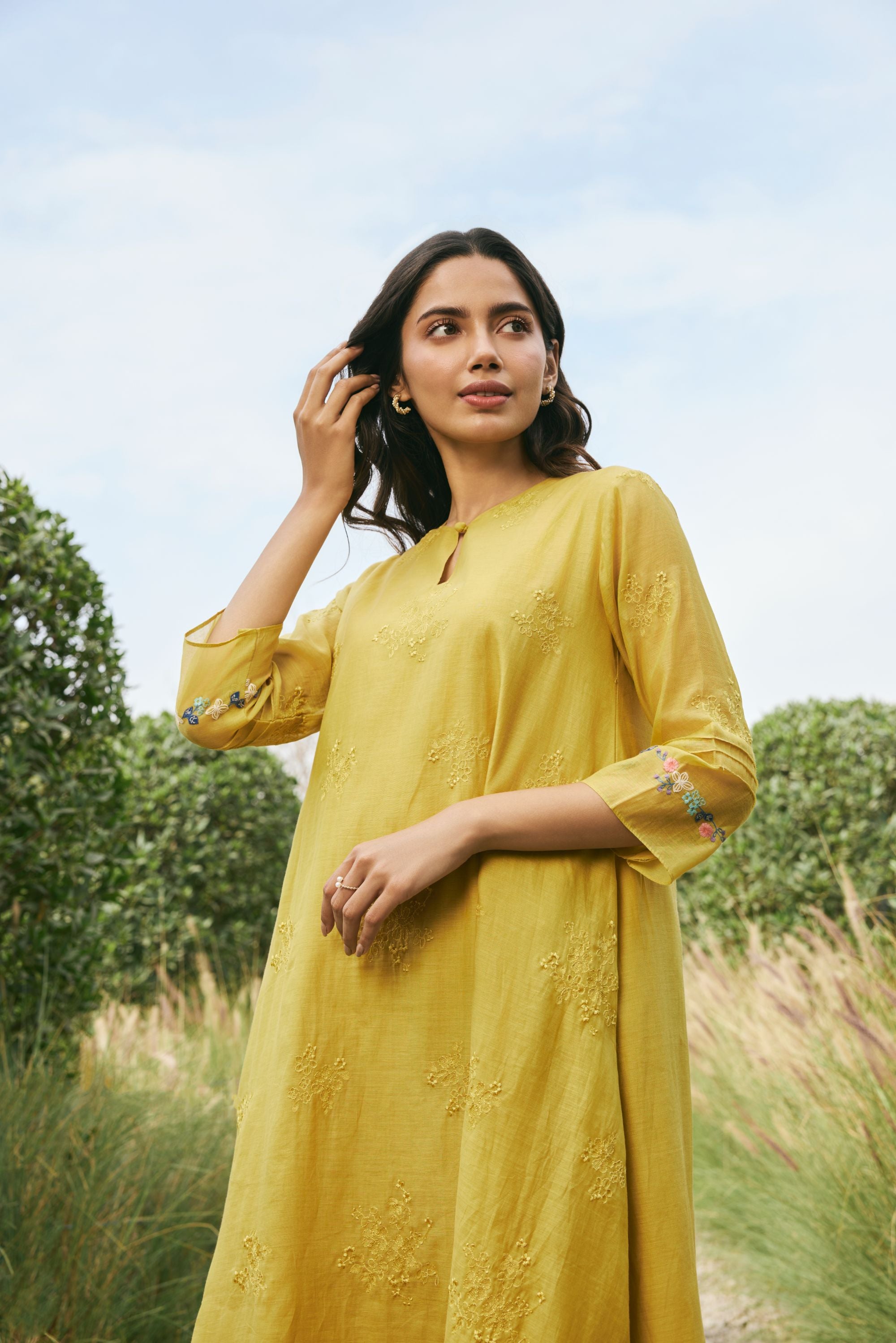 Daffodil Embroidered Co-ord Set