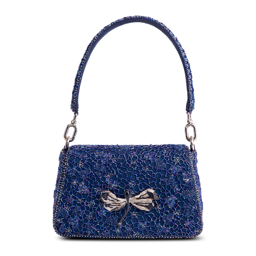 Wazka Medium Trapezium with Handle Bag Topaz Blue