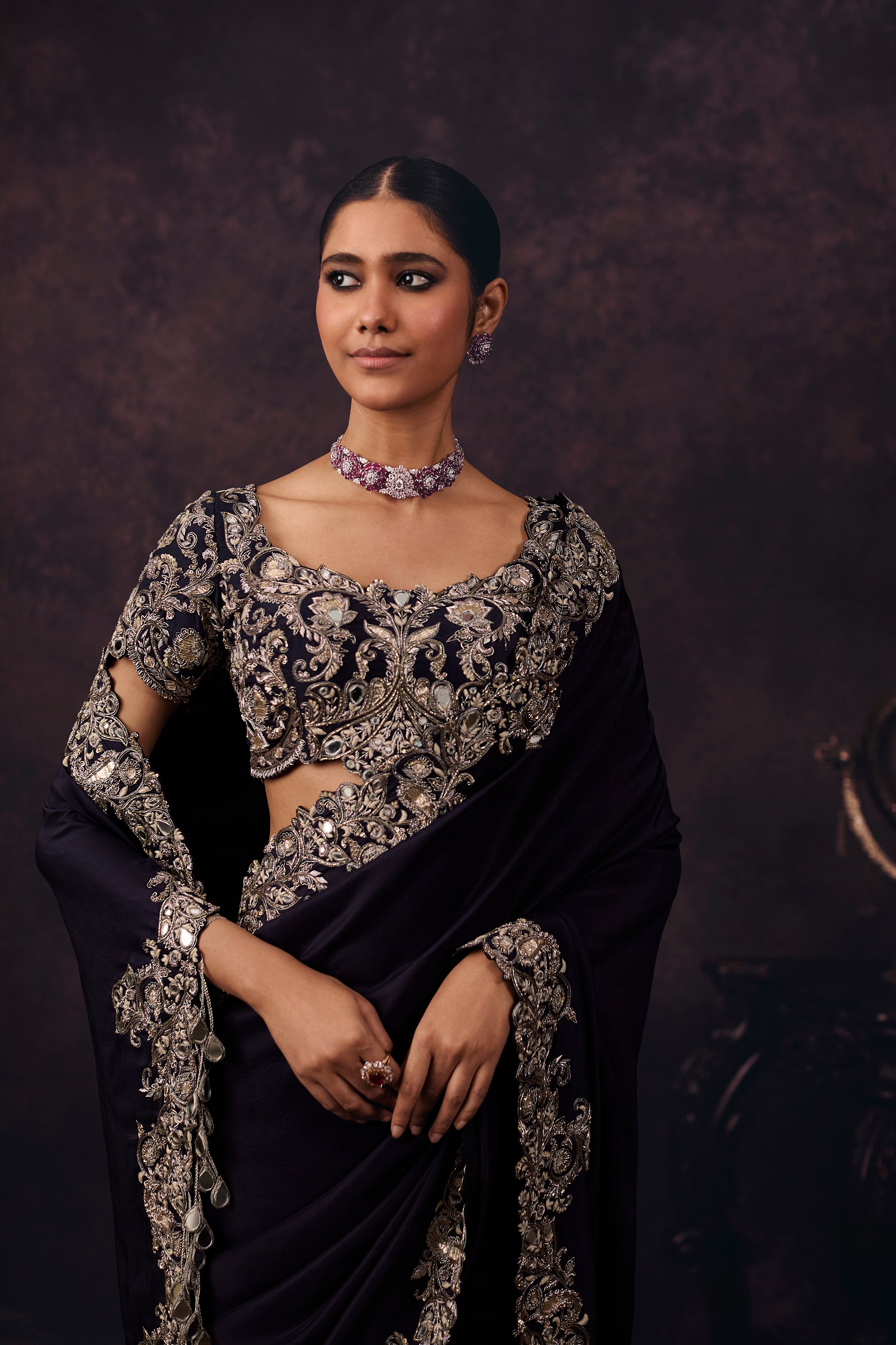 SN MIRROR SAREE