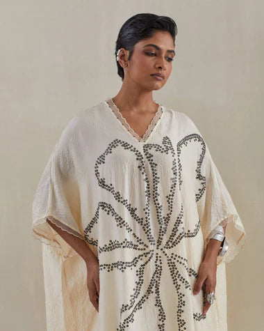 Ecru Kaftaan Set