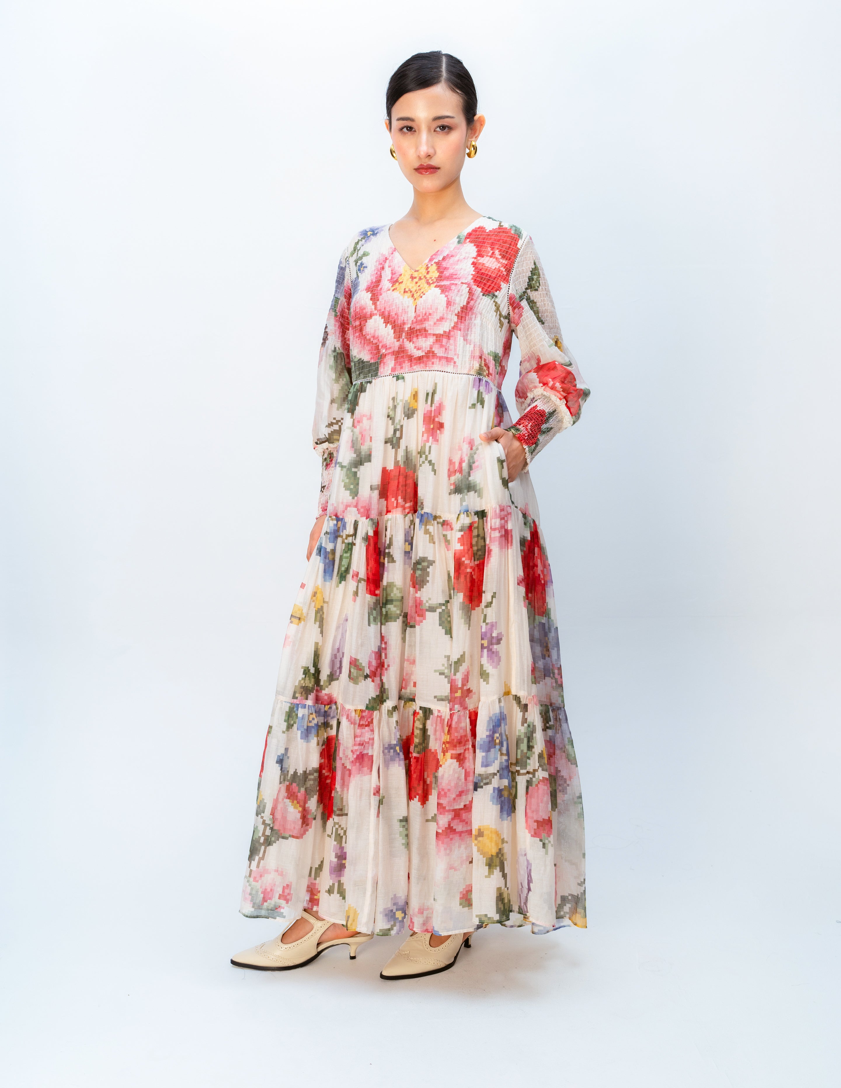 PINK SILENCE DRESS