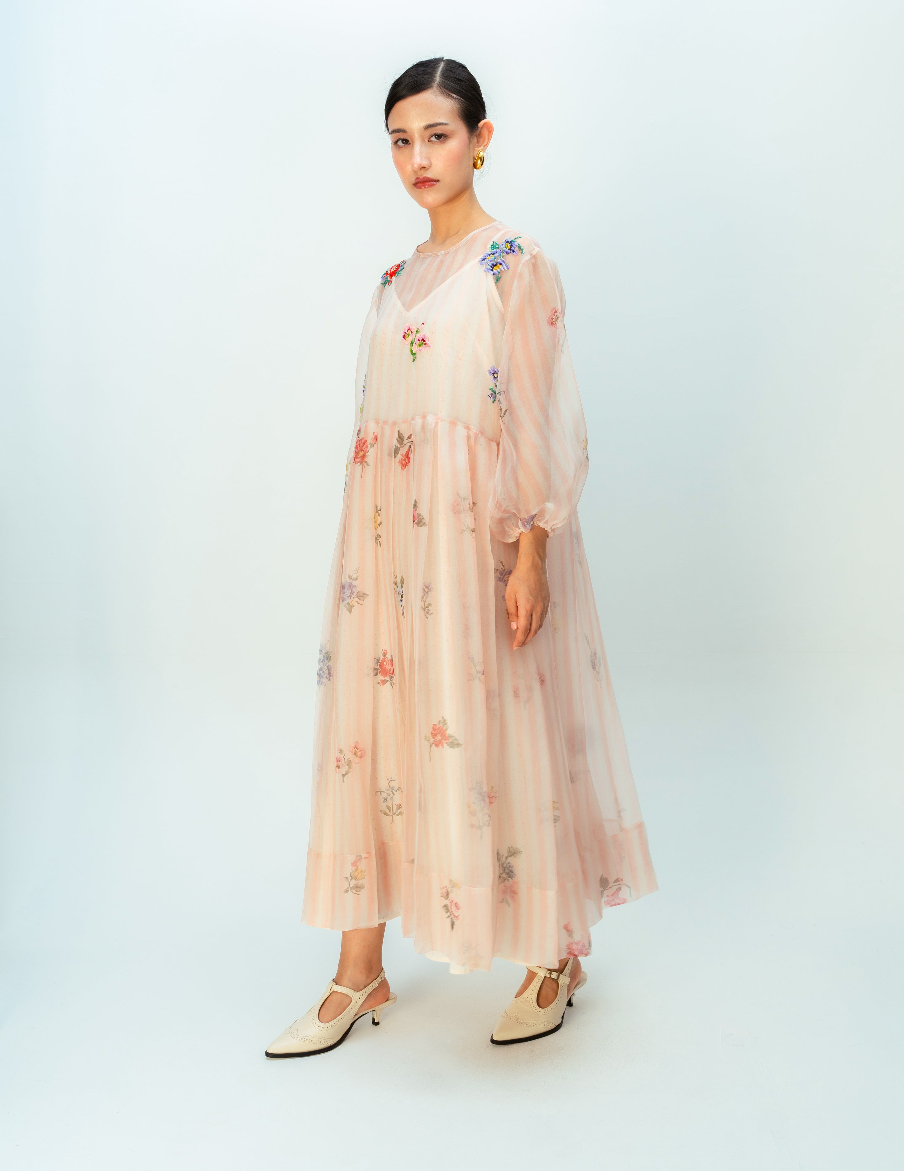 BARELY BLUSH DRESS