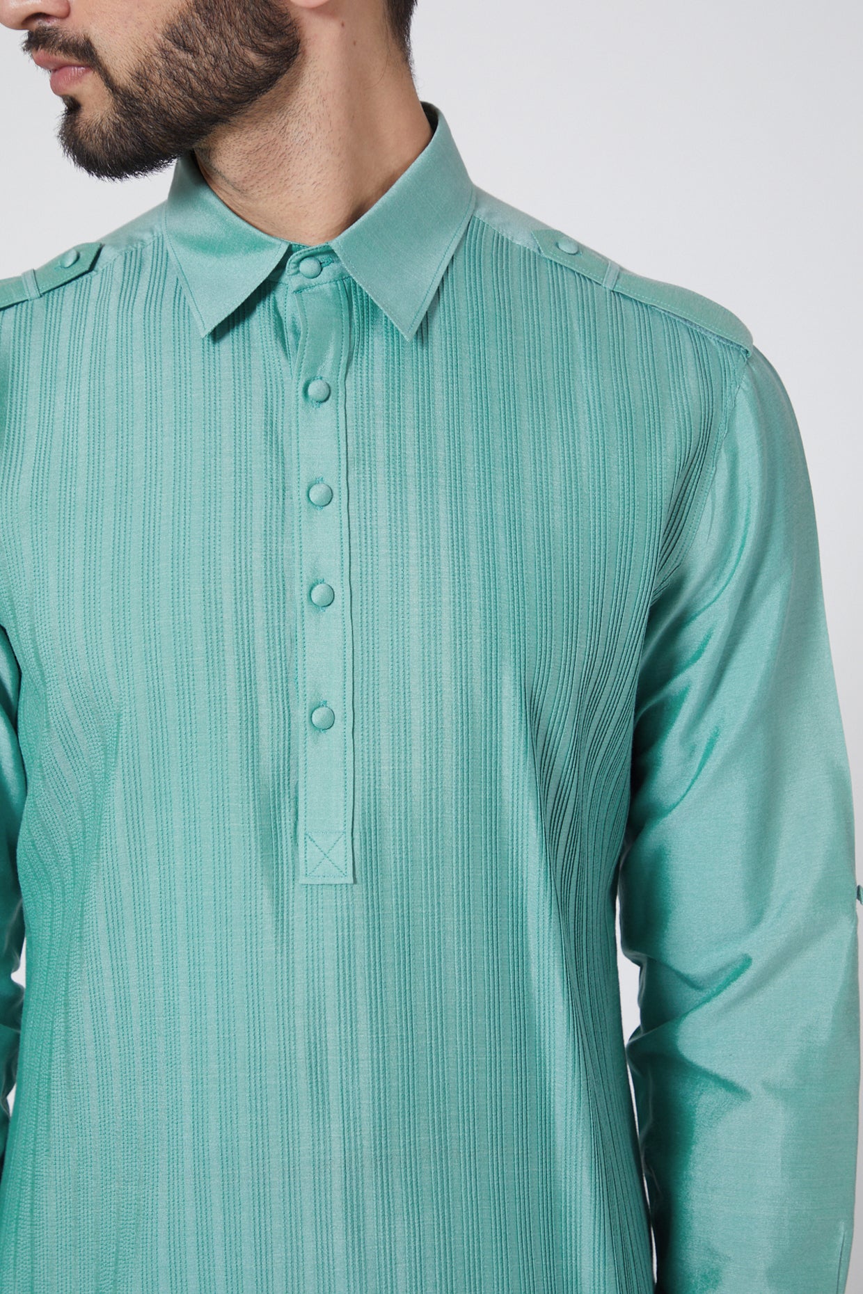 Blue Short Kurta