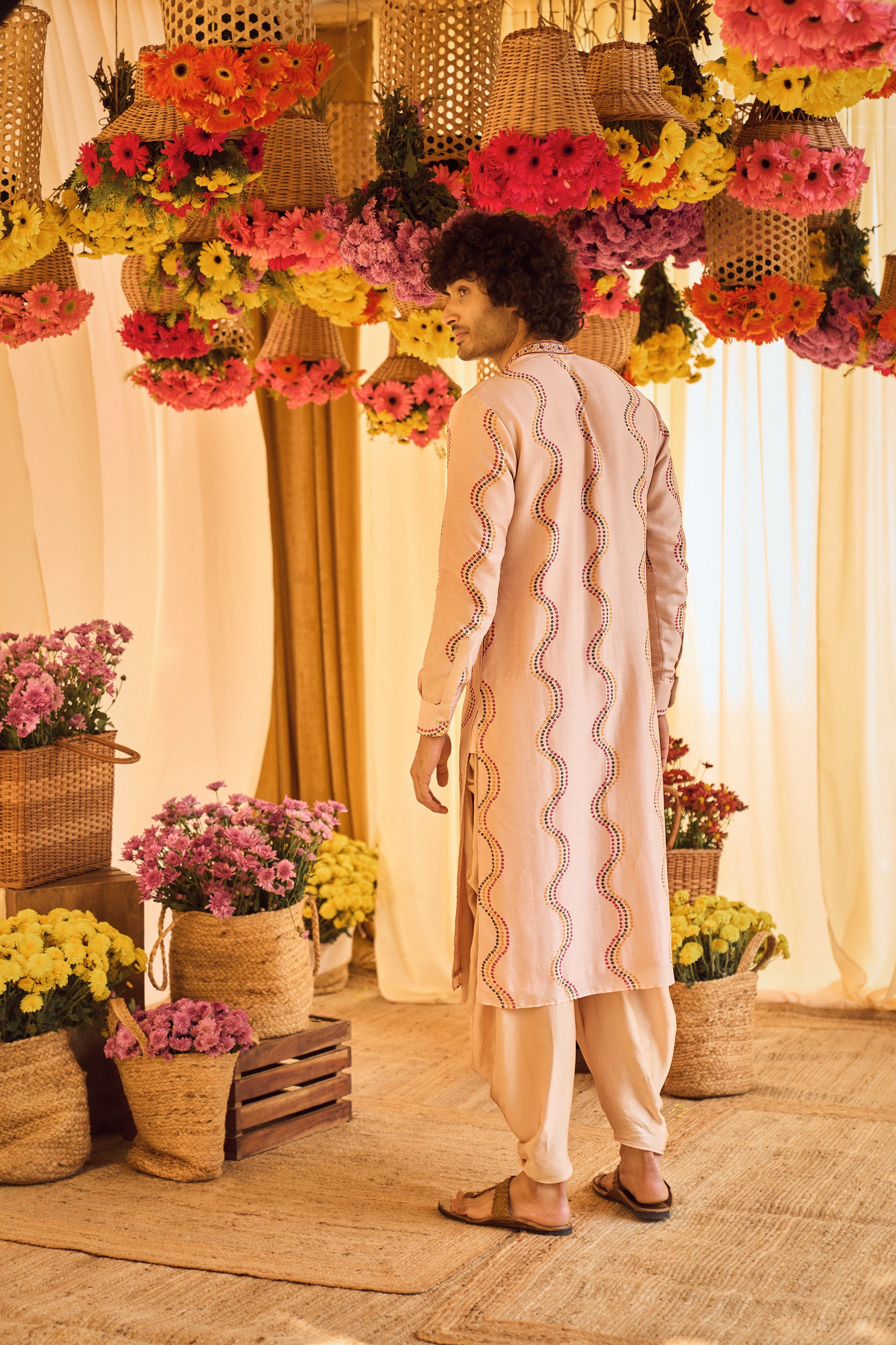 Kurta And Dhoti Set