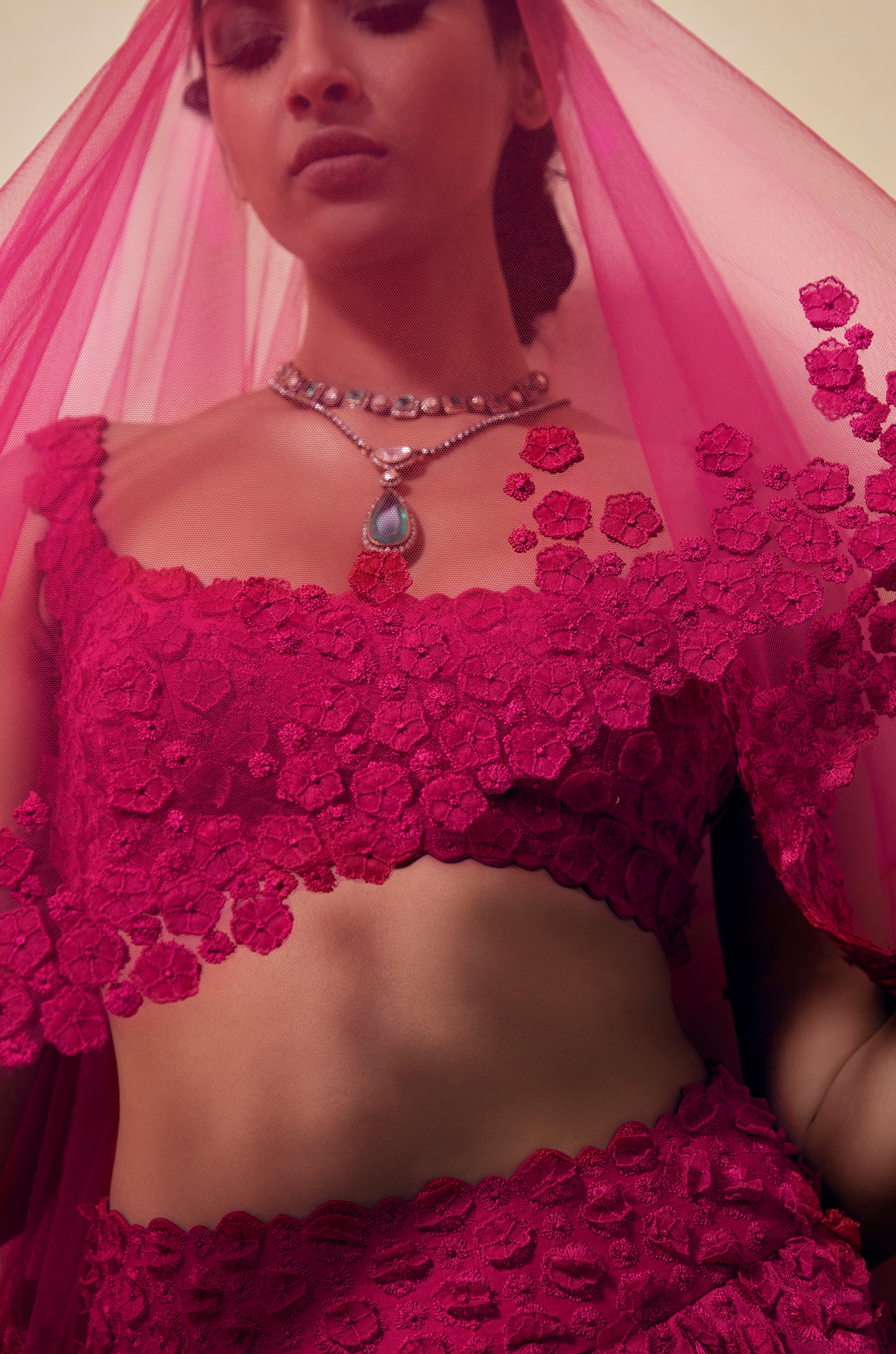 Sheer Mudra Lehenga