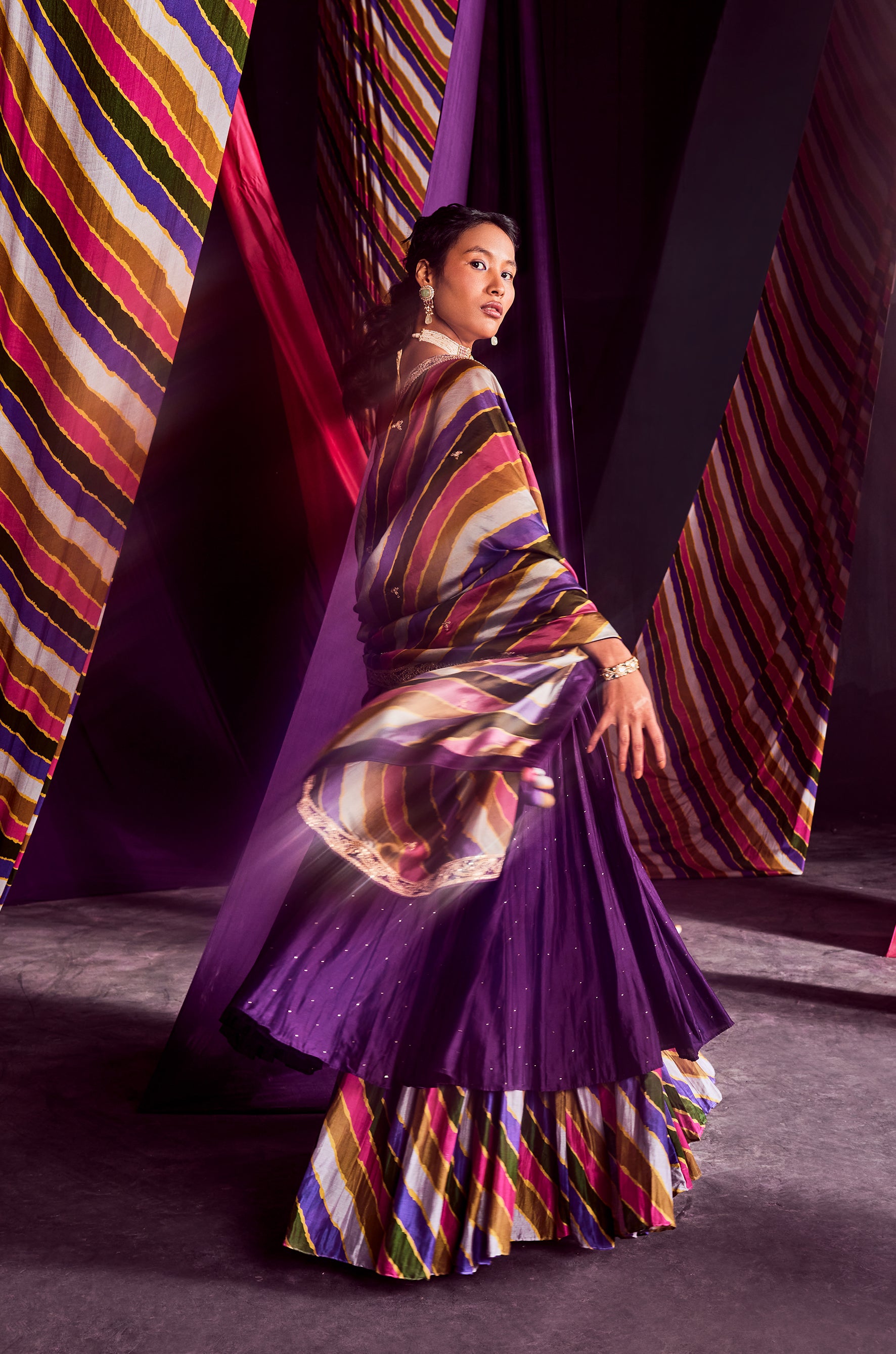 Strappy Anarkali With Gharara & Dupatta