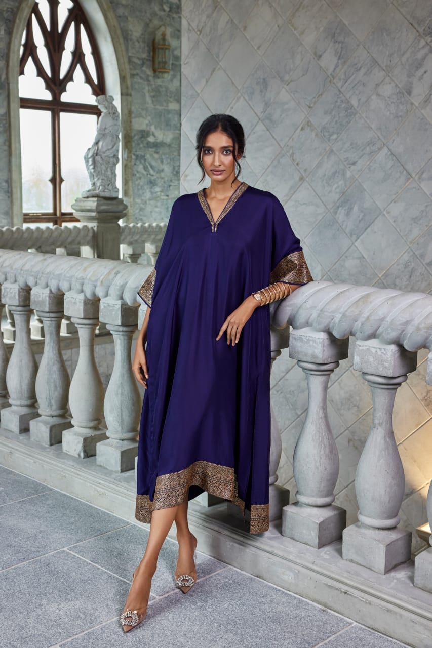 purple kaftan dress Vintage Violet Turkish Kaftan: Ottoman Wedding Dress, XS-S