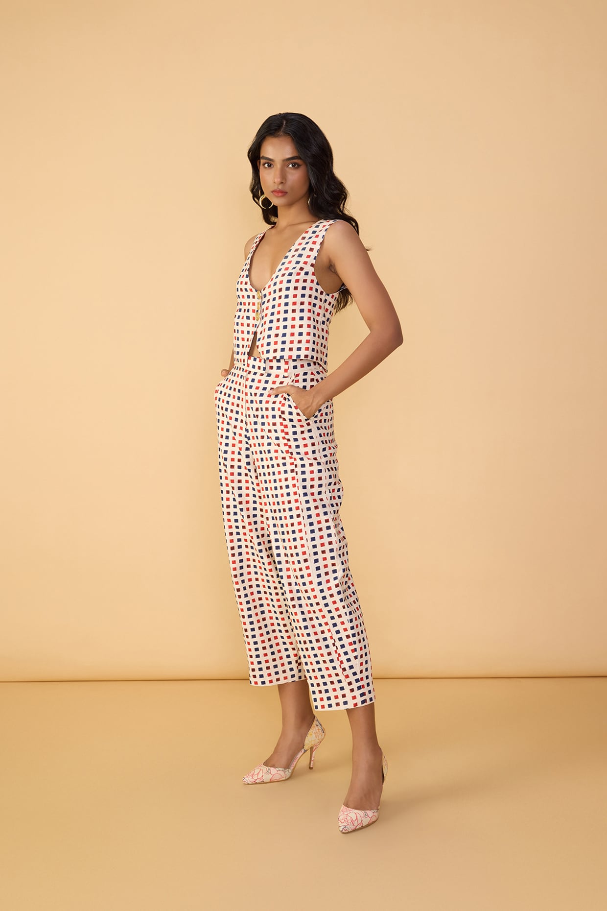 Delfie Waistcoat & Loly Trousers