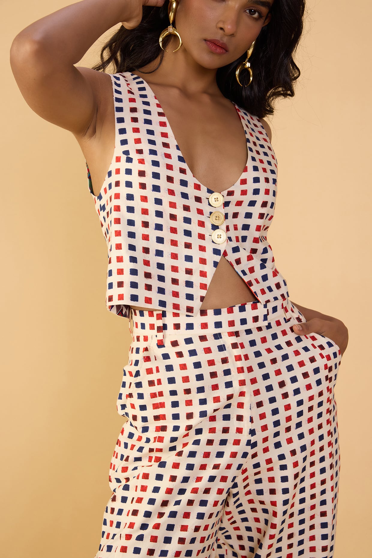 Delfie Waistcoat & Loly Trousers