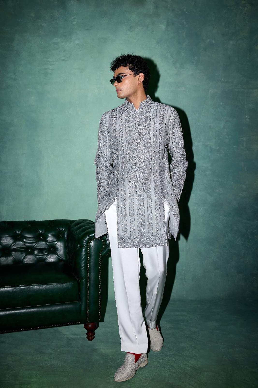 Naksh Dori Panel Kurta Set