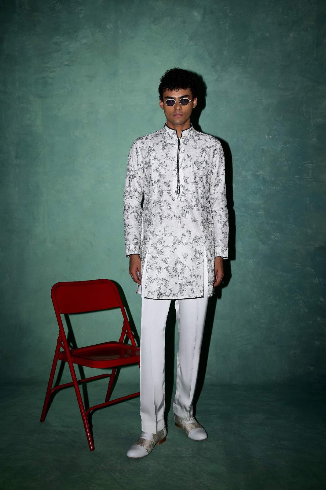 Naksh Deep Neck Kurta Set