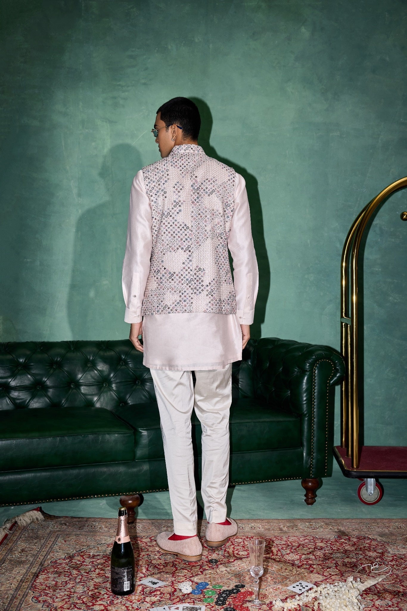 Candy Nehru Jacket Set
