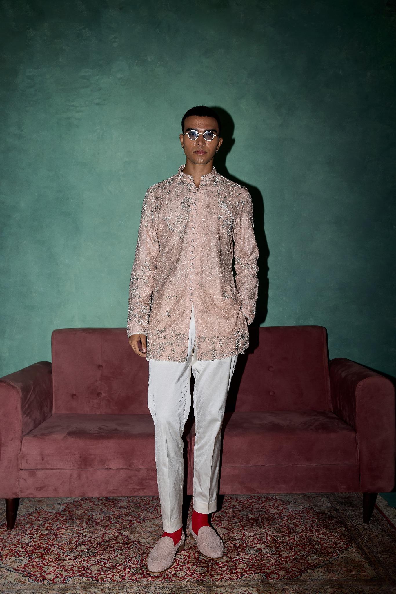 Kasuti Two Tone Floral Couture FLB Kurta