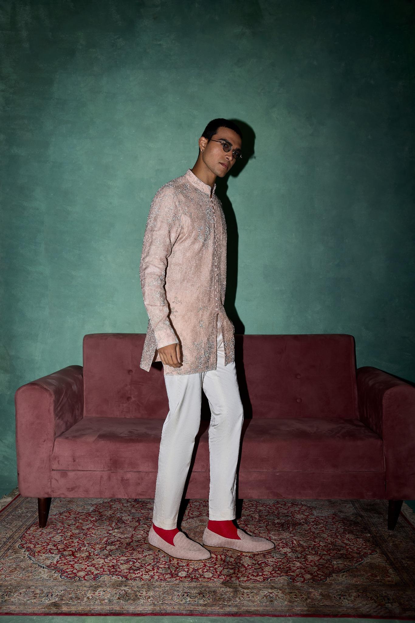 Kasuti Two Tone Floral Couture FLB Kurta