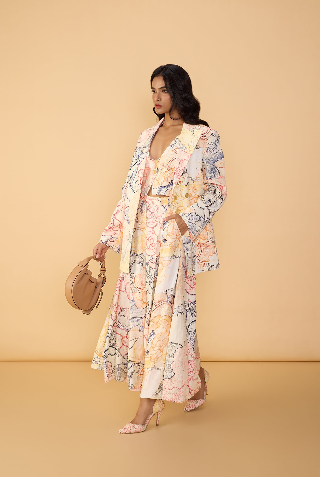 Miranda Blazer, Delfie Waistcoat & Polina Trousers