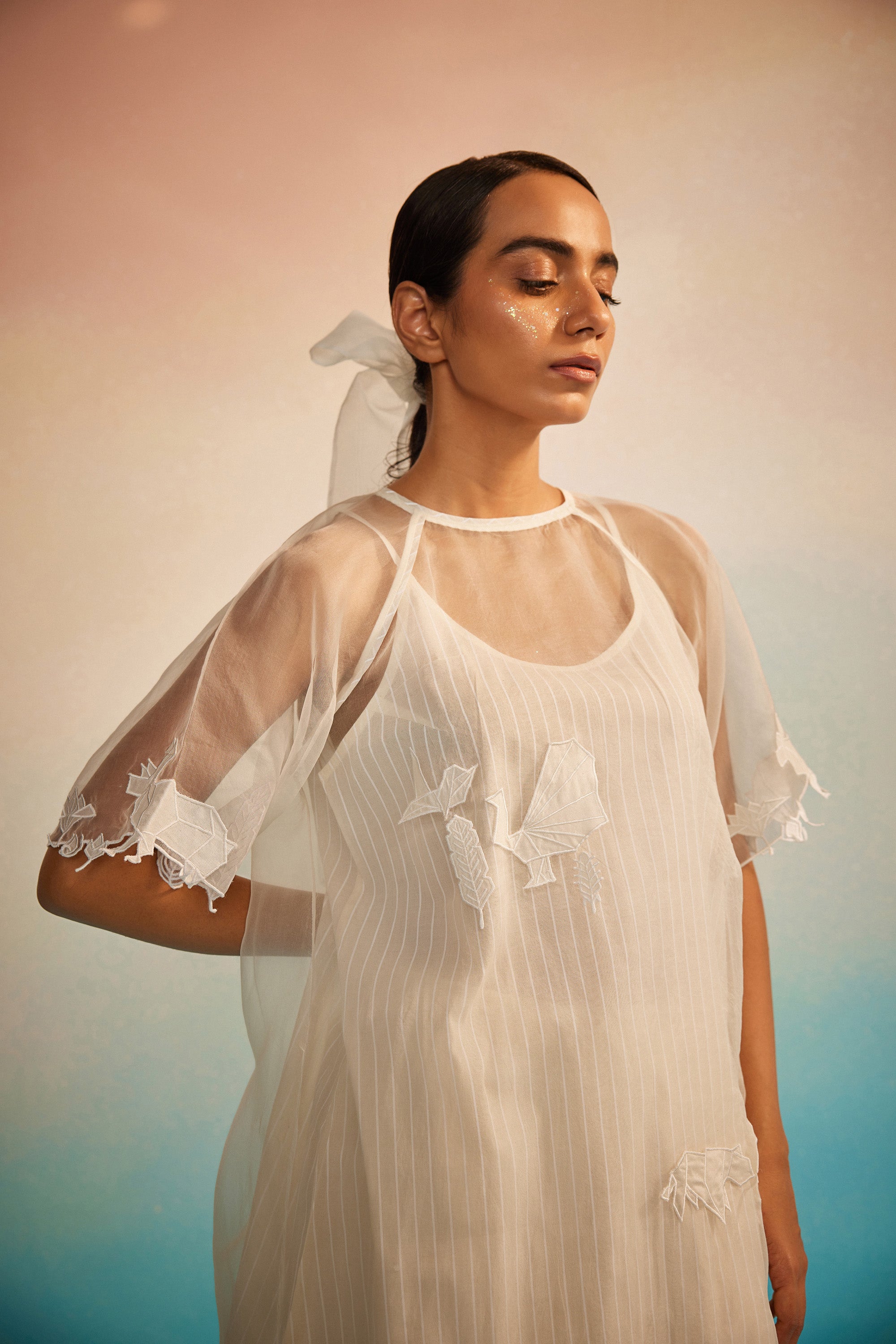 Yuugen Organza Kurta Set of 3