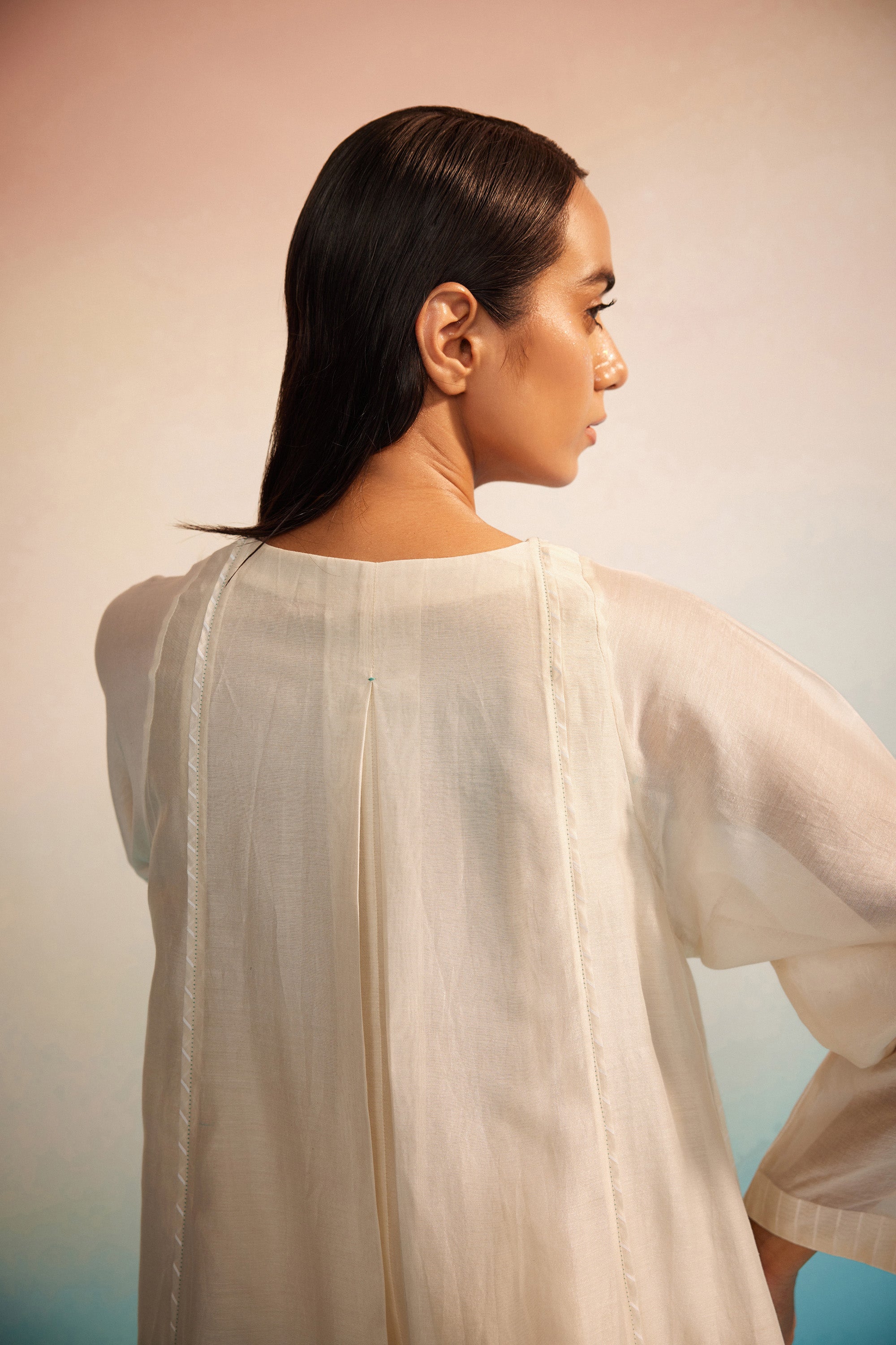 Midori Panelled Kurta Set