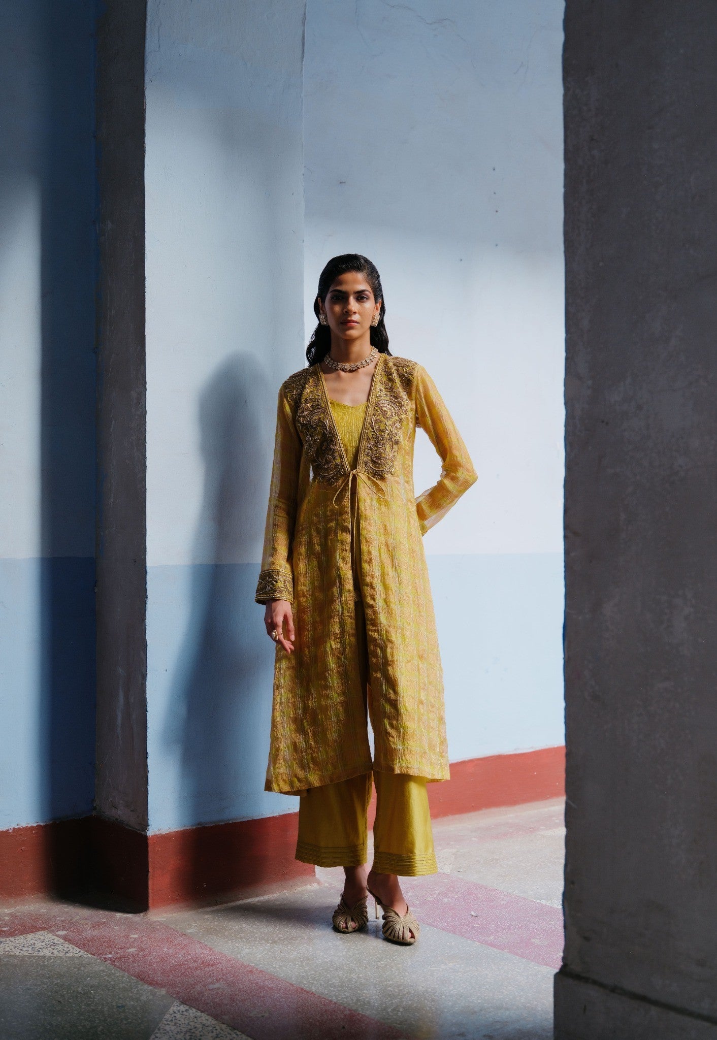 RUKMANI JACKET BUSTIER AND PANT SET