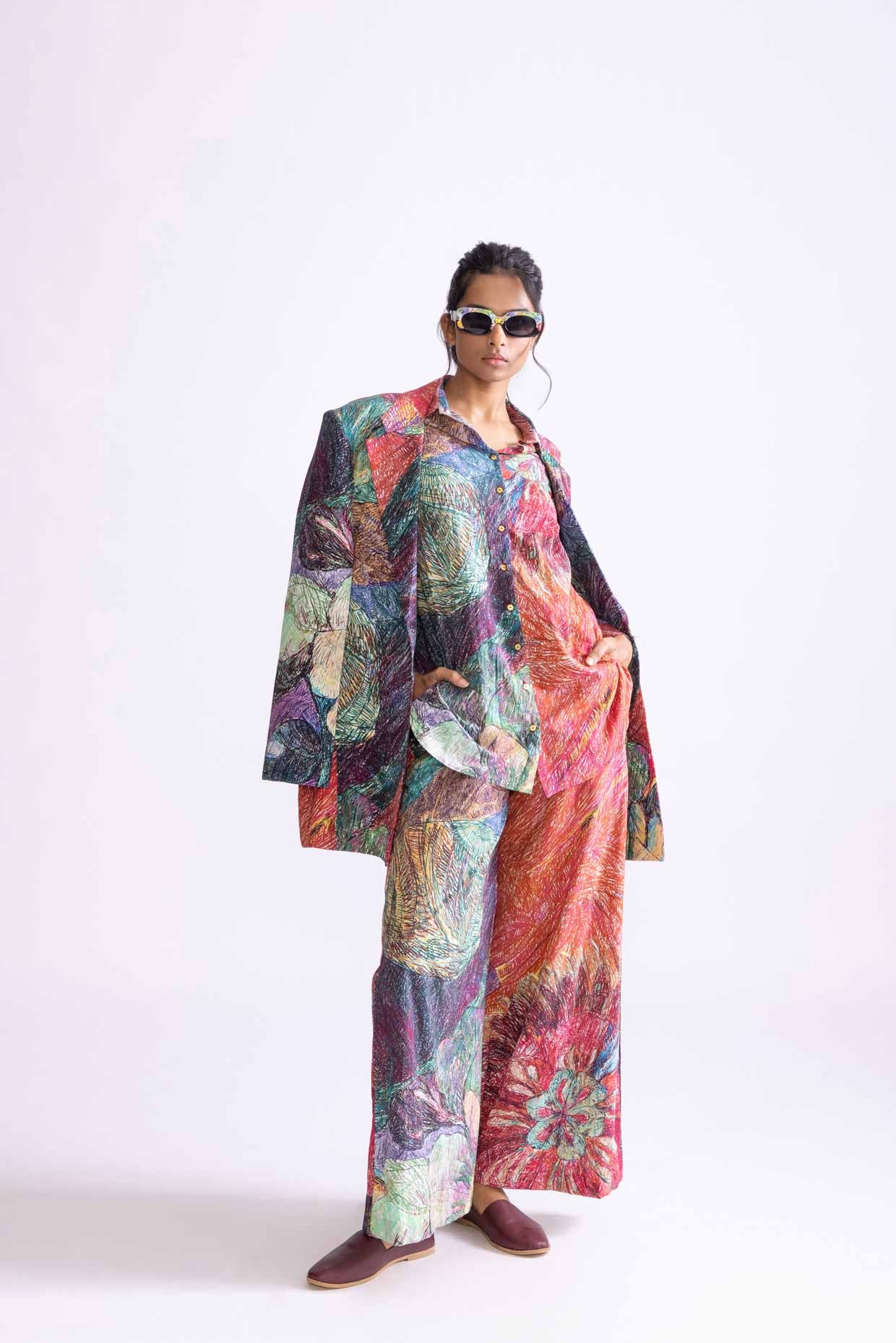 EVERLY SHIRT,MIA PALAZZO & BAILEY BLAZER