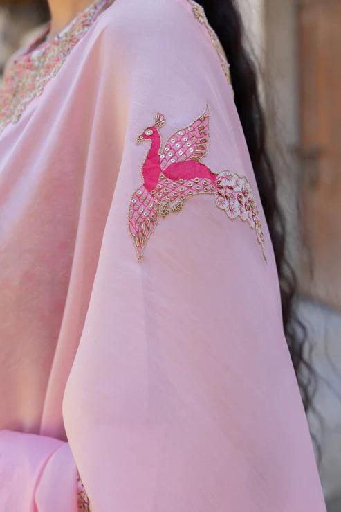 Masoom Gulaabi Saree