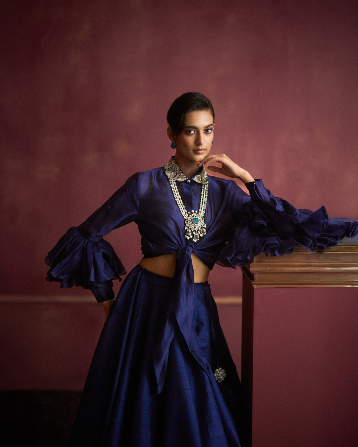Purple Lehenga Set