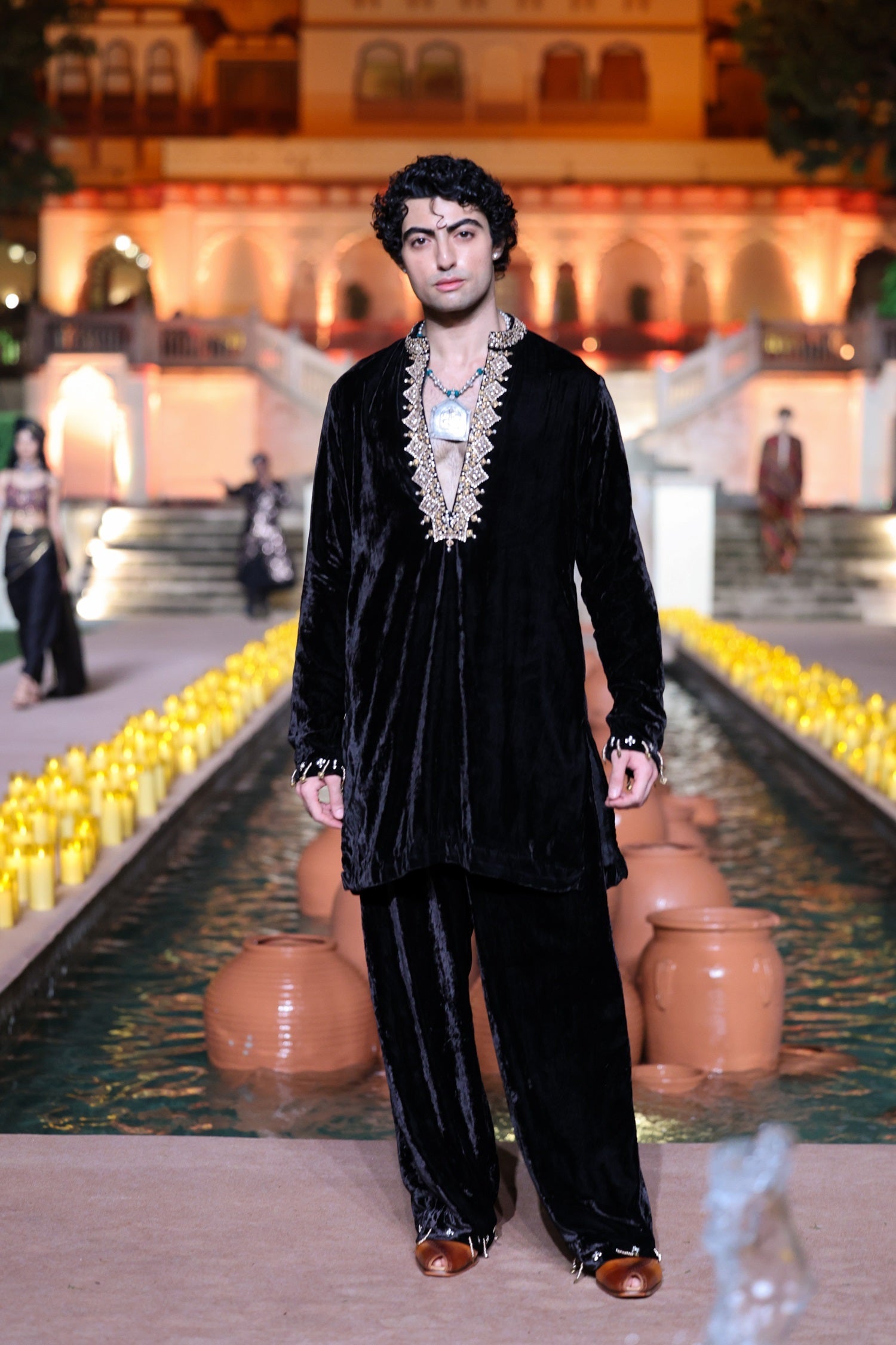 Black Classic Kurta Set