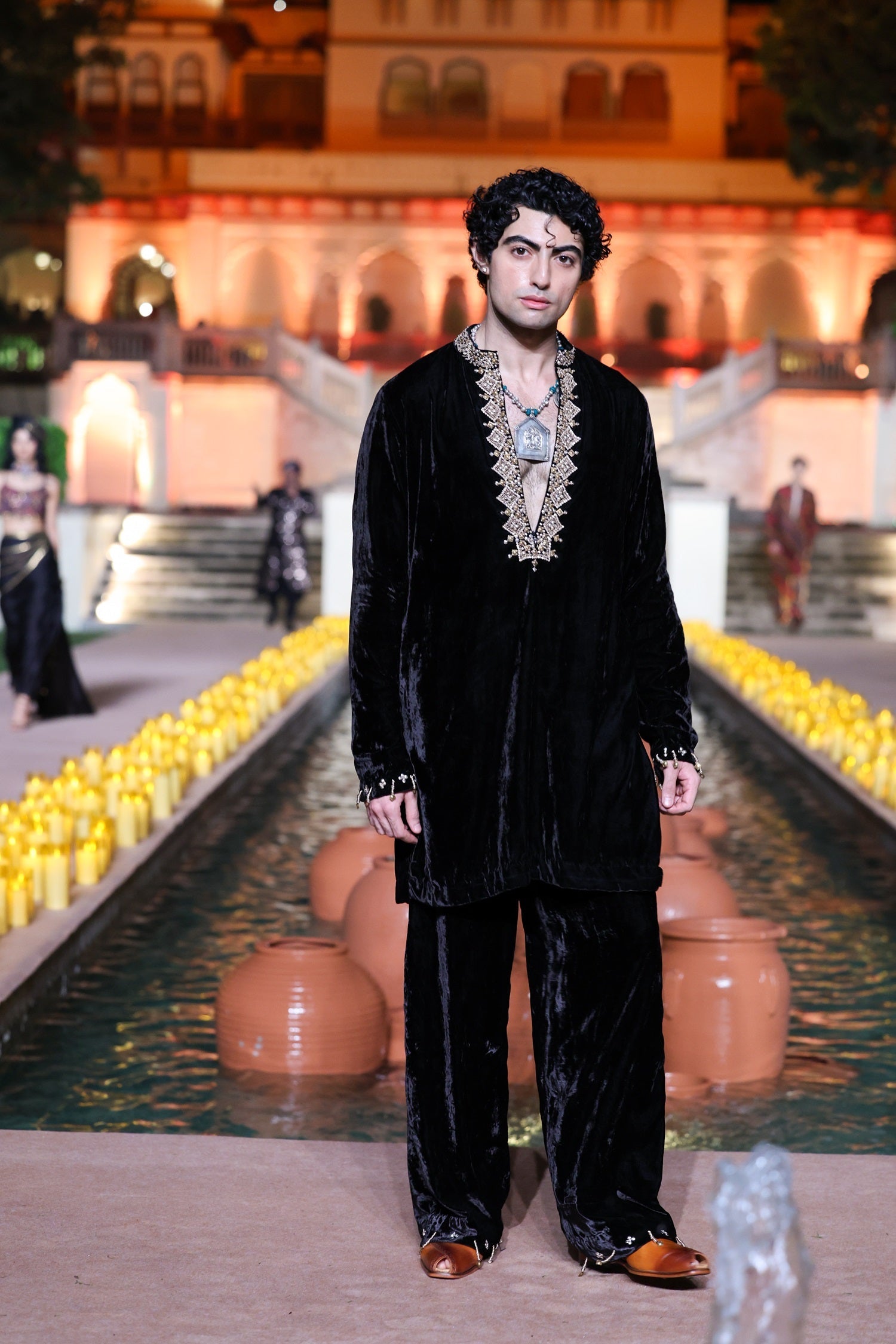 Black Classic Kurta Set