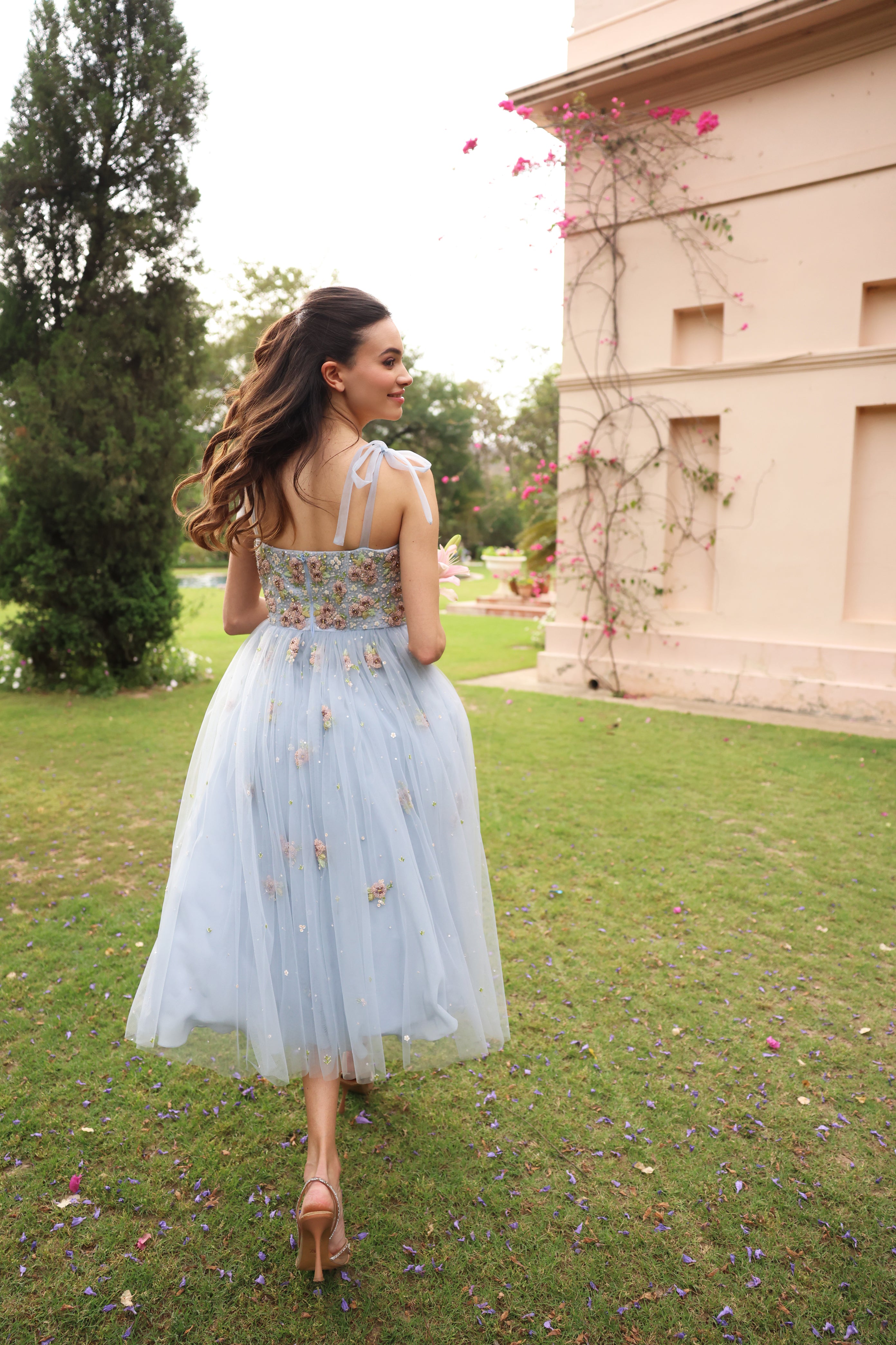 BLUE ZARIA DRESS