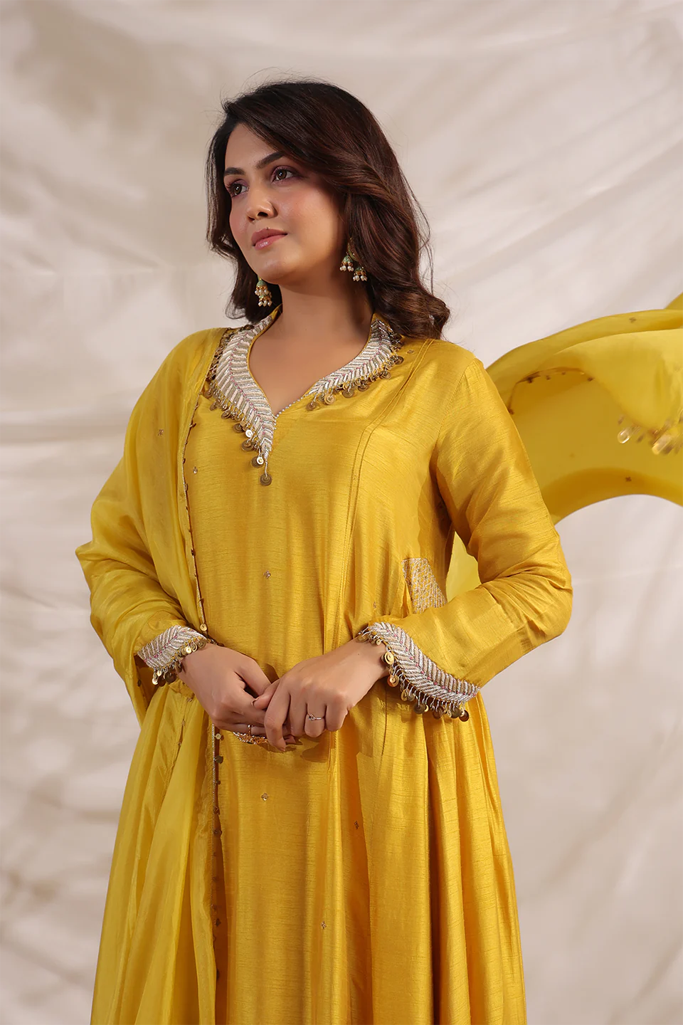 Pankh Anarkali Embroidered Kurta Set