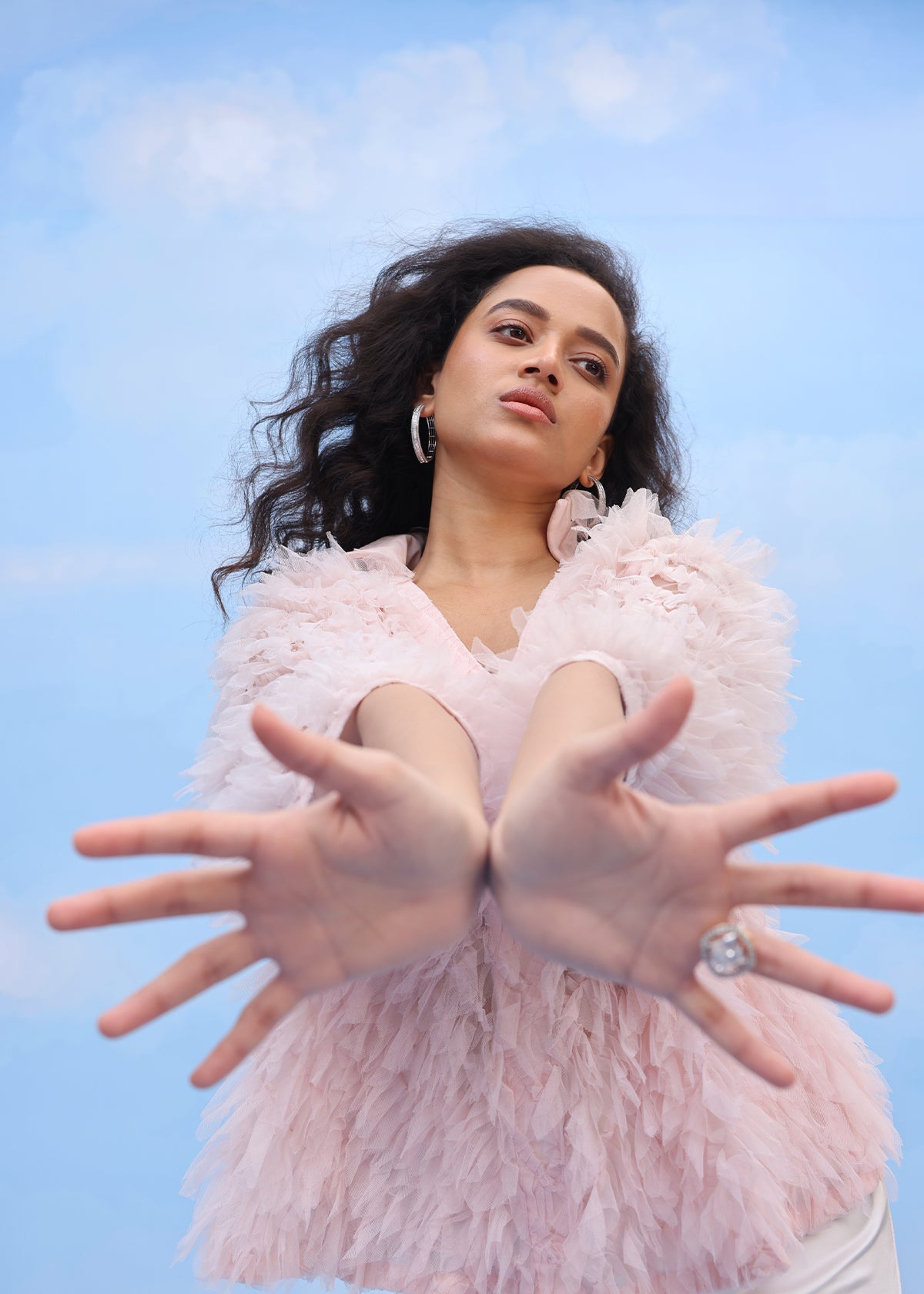 Tulle Crispfold Bloom