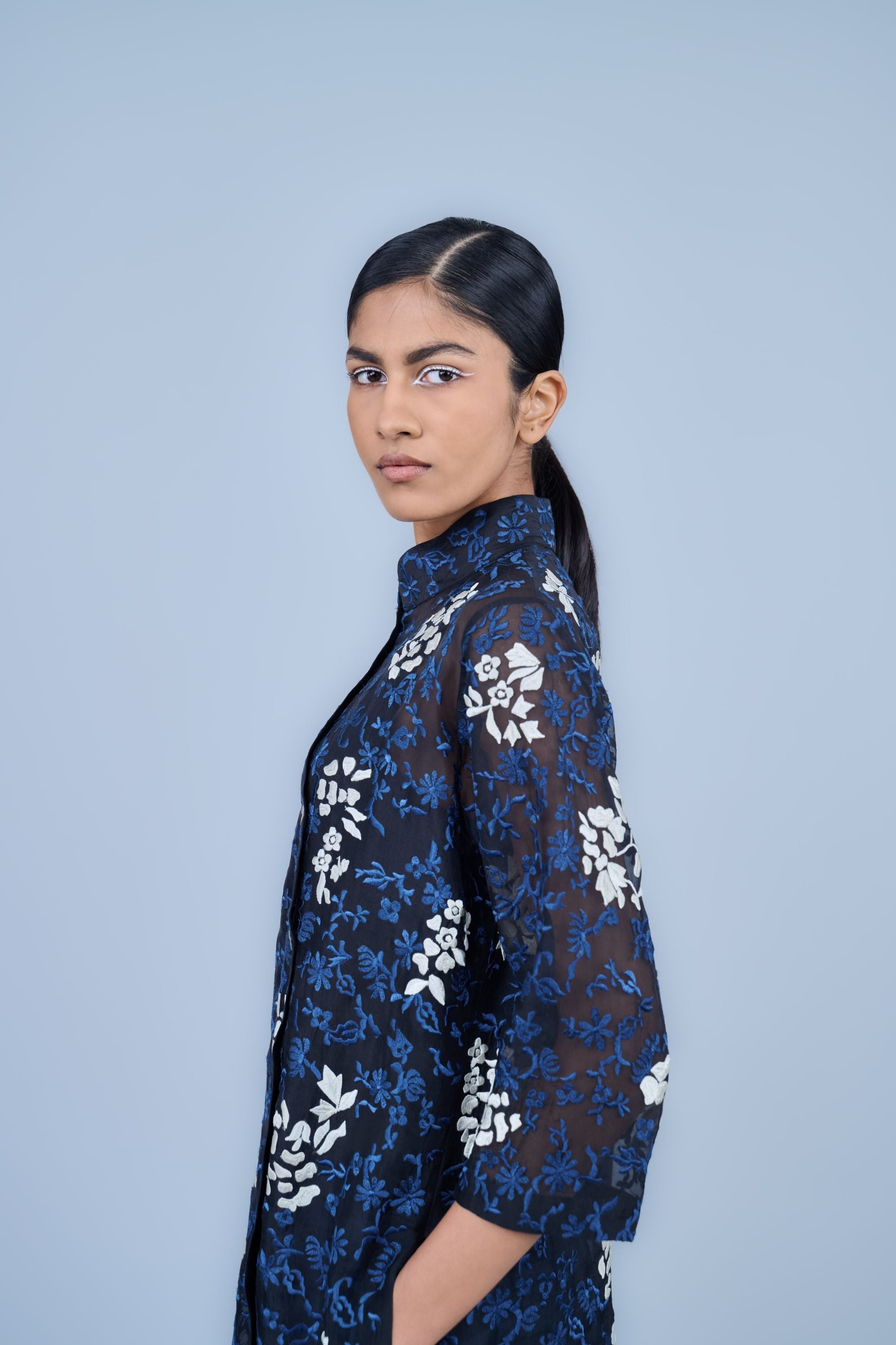 Space Yarn Dyed Cotton Pant