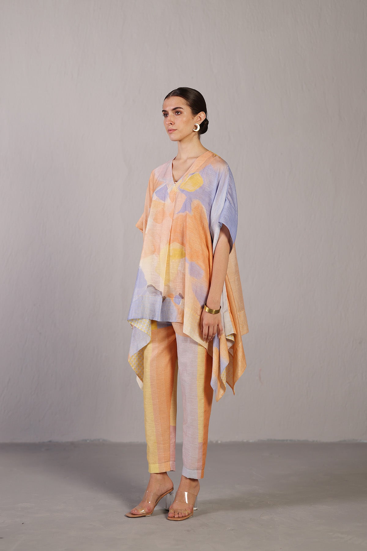 Candy Floss soft blue & orange co-ord set