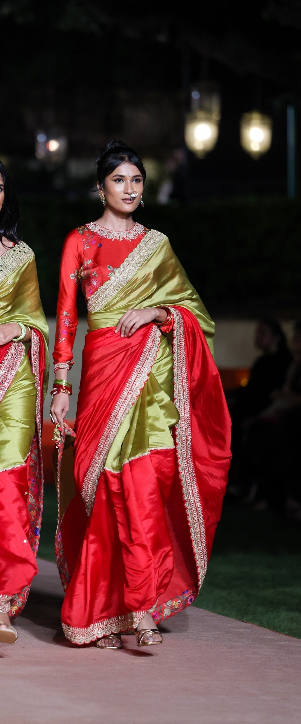 Surkh Laal Saree Set