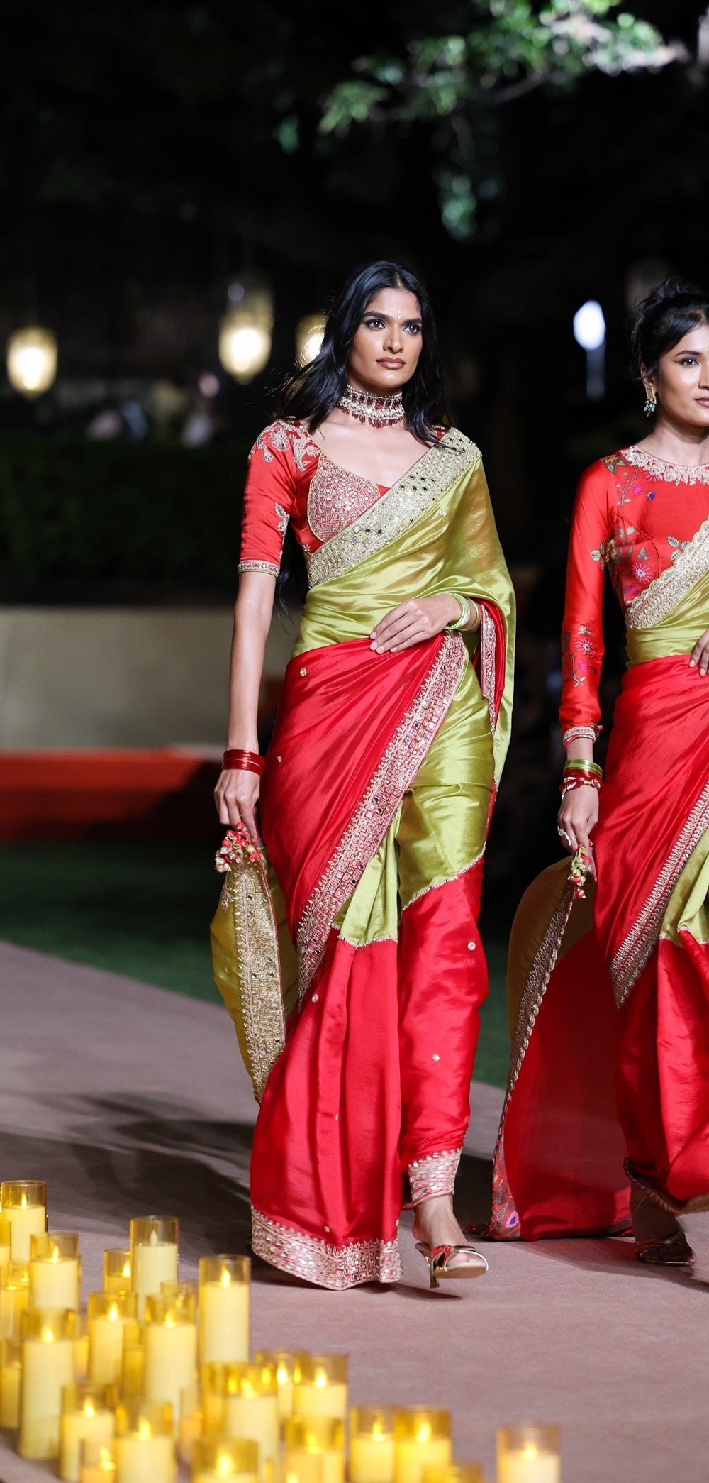 Surkh Laal Saree Set