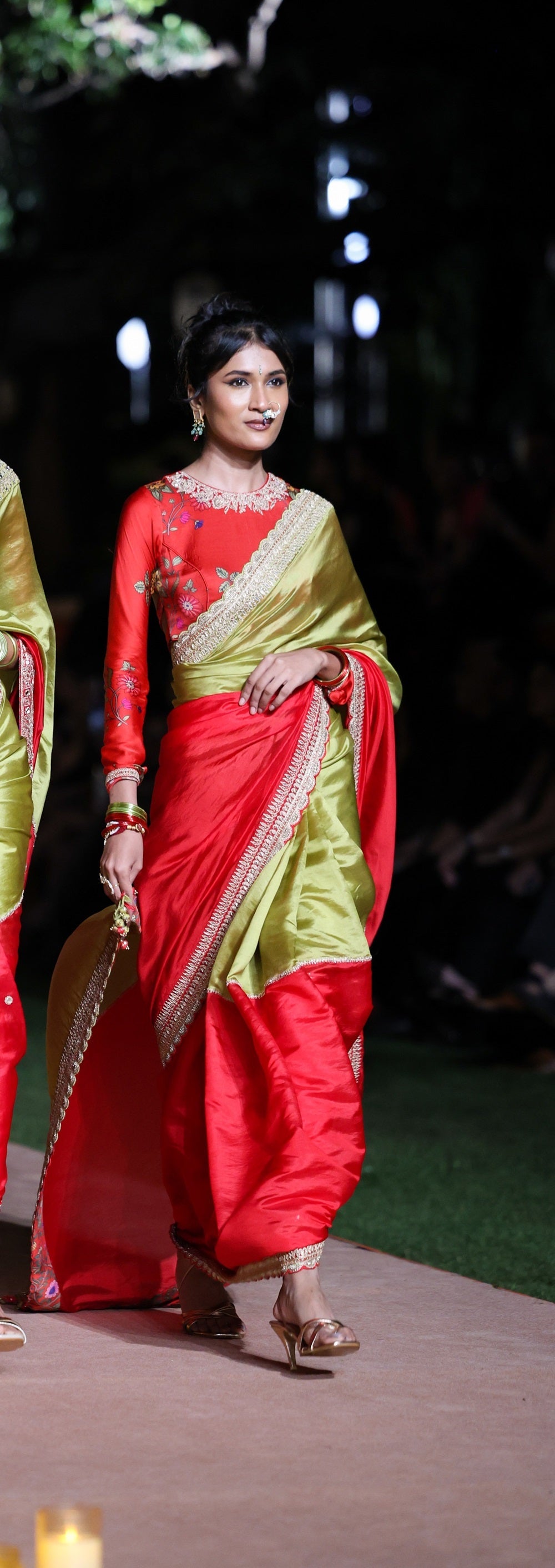 Surkh Laal Saree Set