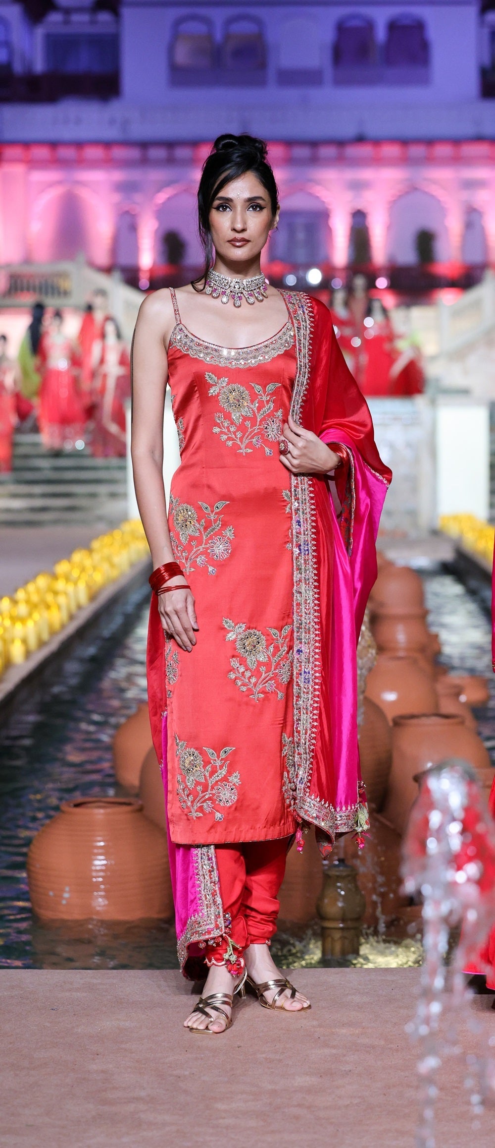 Surkh Laal Heavy Kurta Set