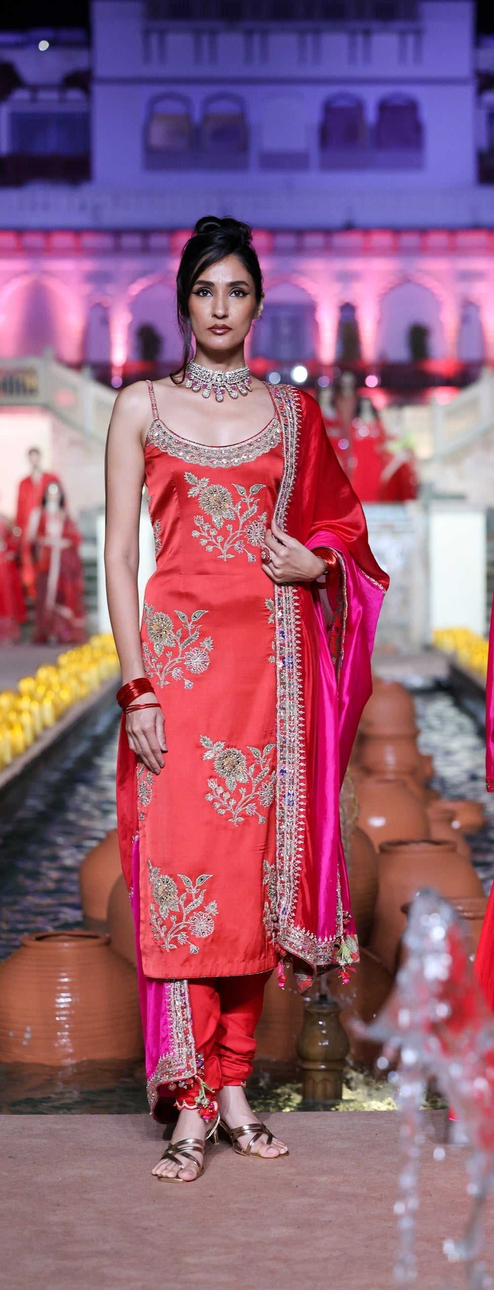 Surkh Laal Heavy Kurta Set