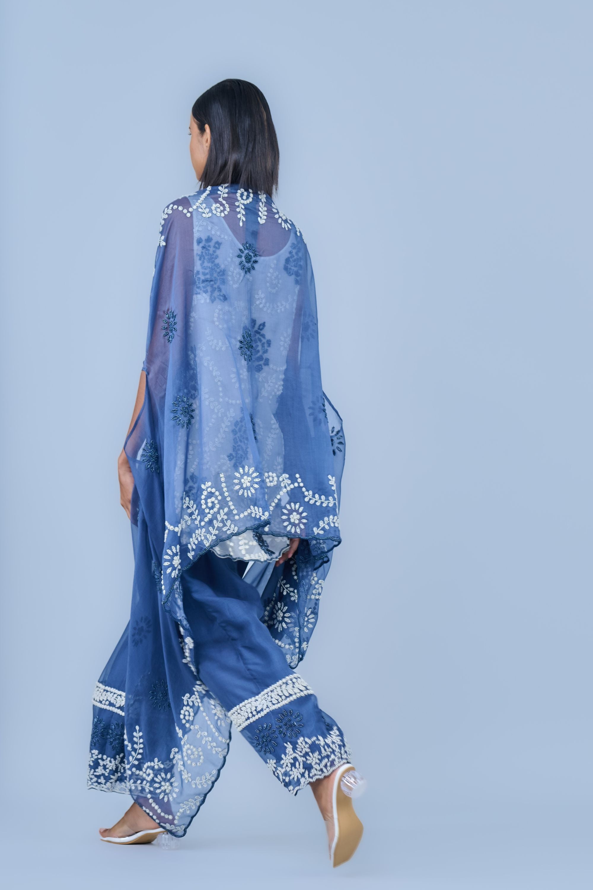 Space Spc Ec Silk Organza Cape