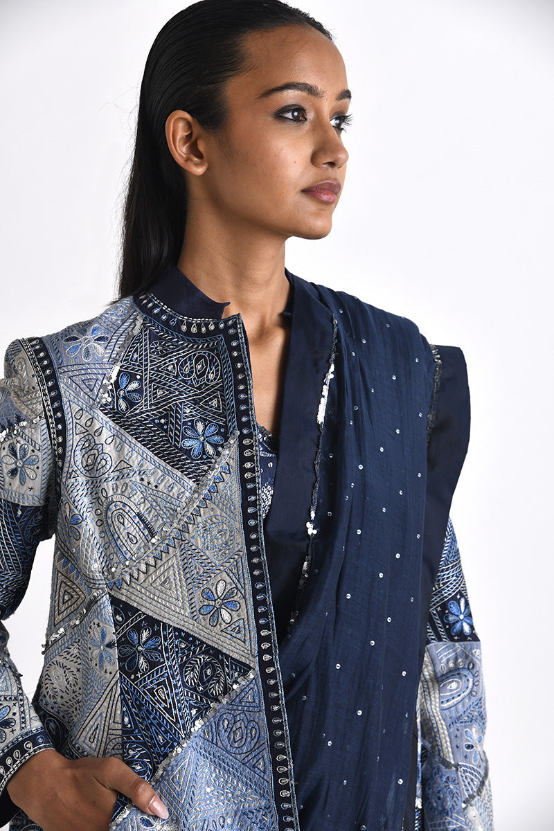 Kianna Sequin Saree